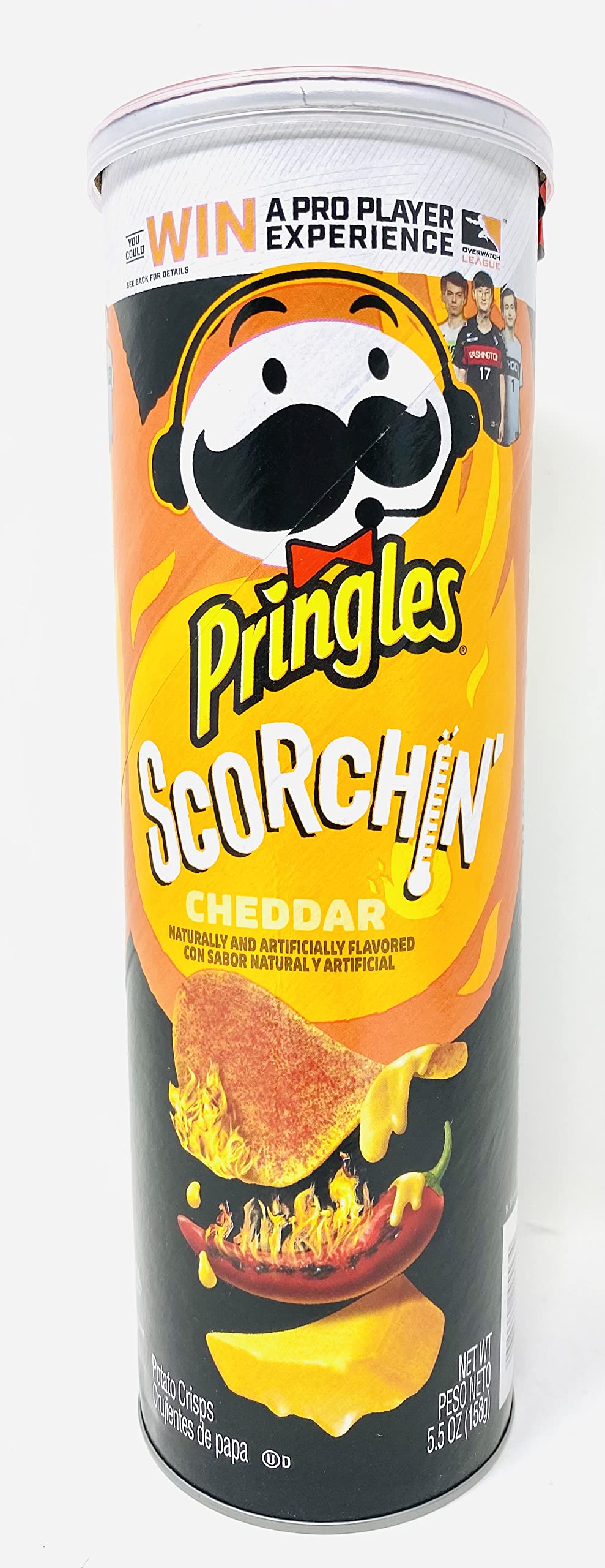 Pringles Scorchin' Assorted Chips Variety Pack - Cheddar, BBQ, Hot Chili & Lime Flavored Potato Crisps (3 Pack) | Perfect for Parties, Snacking & On-the-Go Lunch Boxes