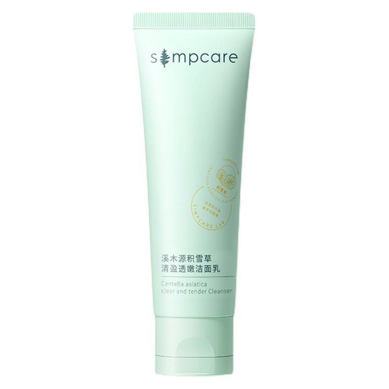 SIMPCARE Centella Asiatica Clear & Tender Face Cleanser - Gentle Foaming Facial Wash for Acne-Prone & Sensitive Skin | Daily Skincare Routine, Morning & Night Use
