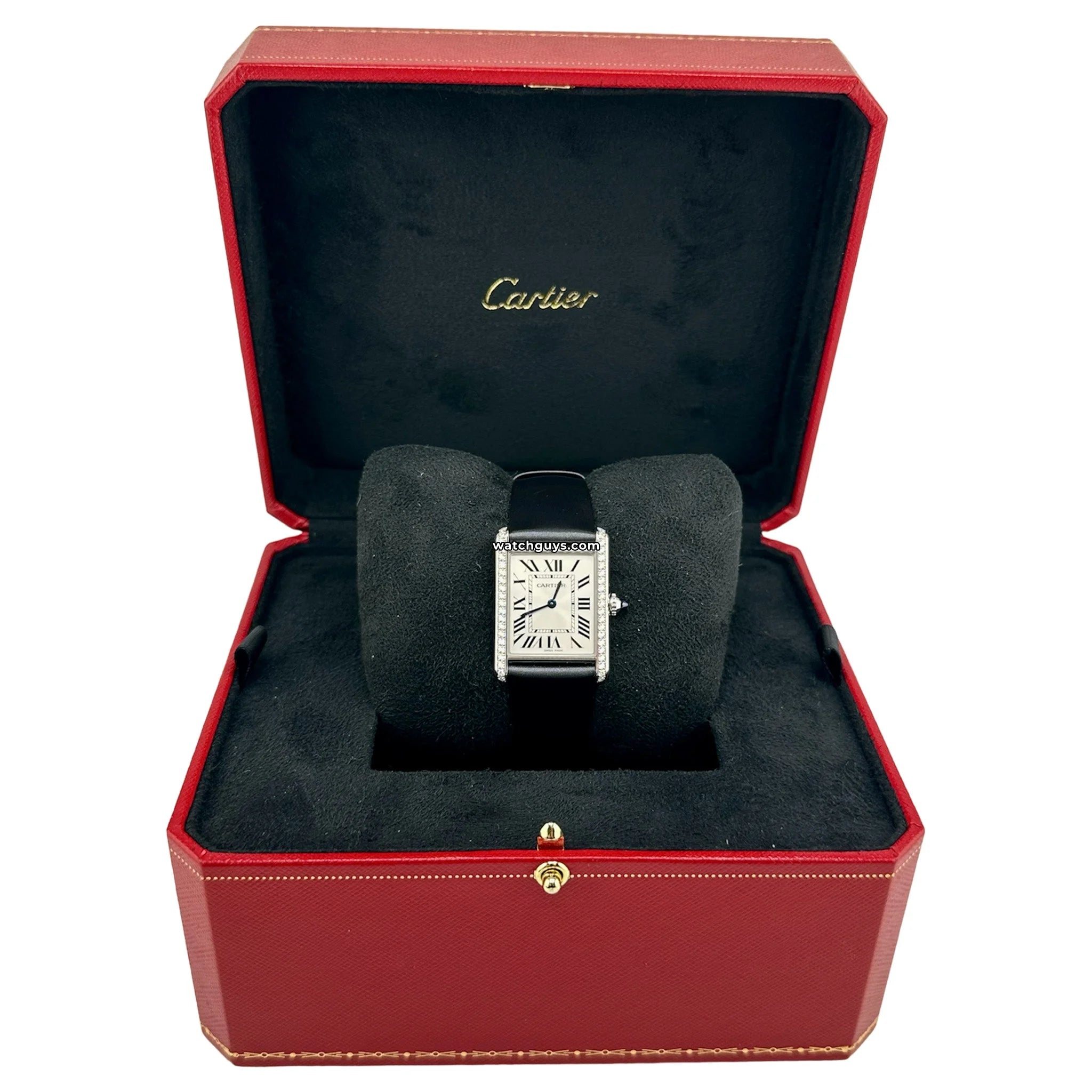 Cartier Tank Large Diamond Watch W4TA0017 - Luxury Swiss Timepiece for Men & Women - Perfect for Business, Gifts & Special Occasions