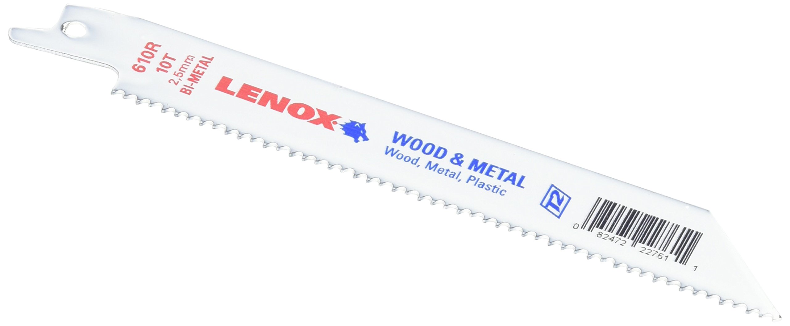 LENOX Bi-Metal Reciprocating Saw Blades 6-Inch 10 TPI - 50-Pack with Power Blast Technology for Fast Cutting - Ideal for Wood, Metal, PVC and Demolition Projects