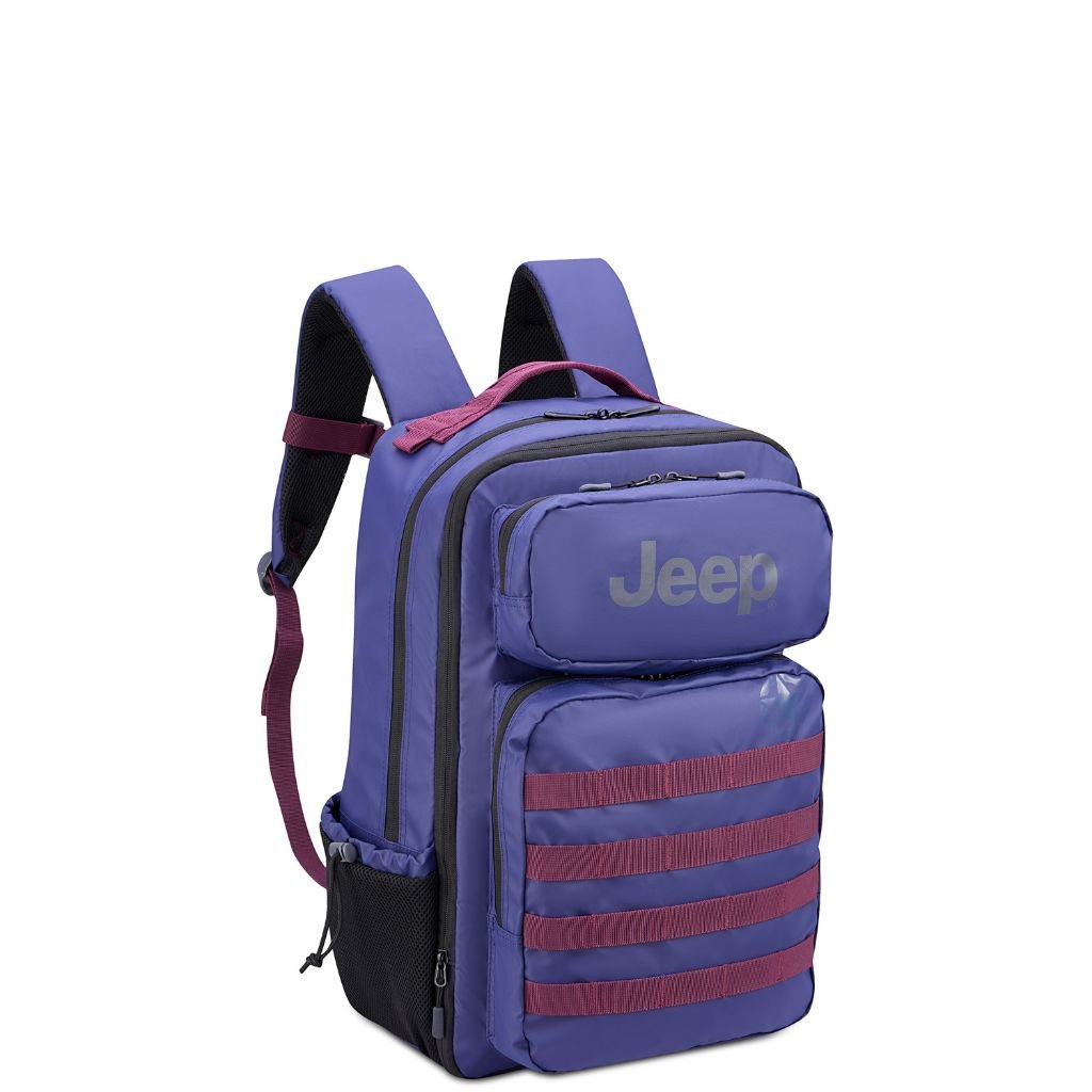 Jeep Tactical Backpack 15L - Durable Multi-Pocket Military Backpack for Hiking, Camping & Travel - Navy Blue
