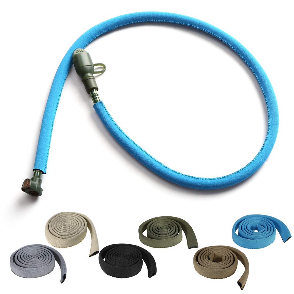 **Insulated Water Bladder Tube Cover - Thermal Hydration Hose Sleeve for Hiking, Camping & Outdoor Activities | Keeps Drinks Cold/Hot | Durable & Lightweight | Black**