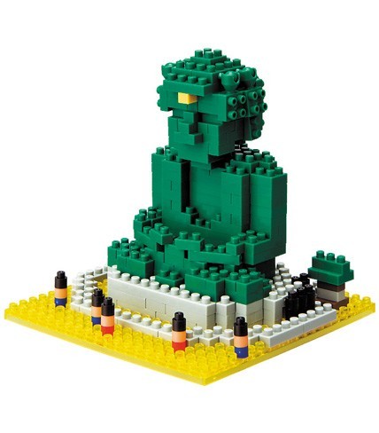 Nanoblock Le Grand Buddha of Kamakura Building Kit NBH-021 - Miniature Japanese Temple Model for Home Decor & Collectors