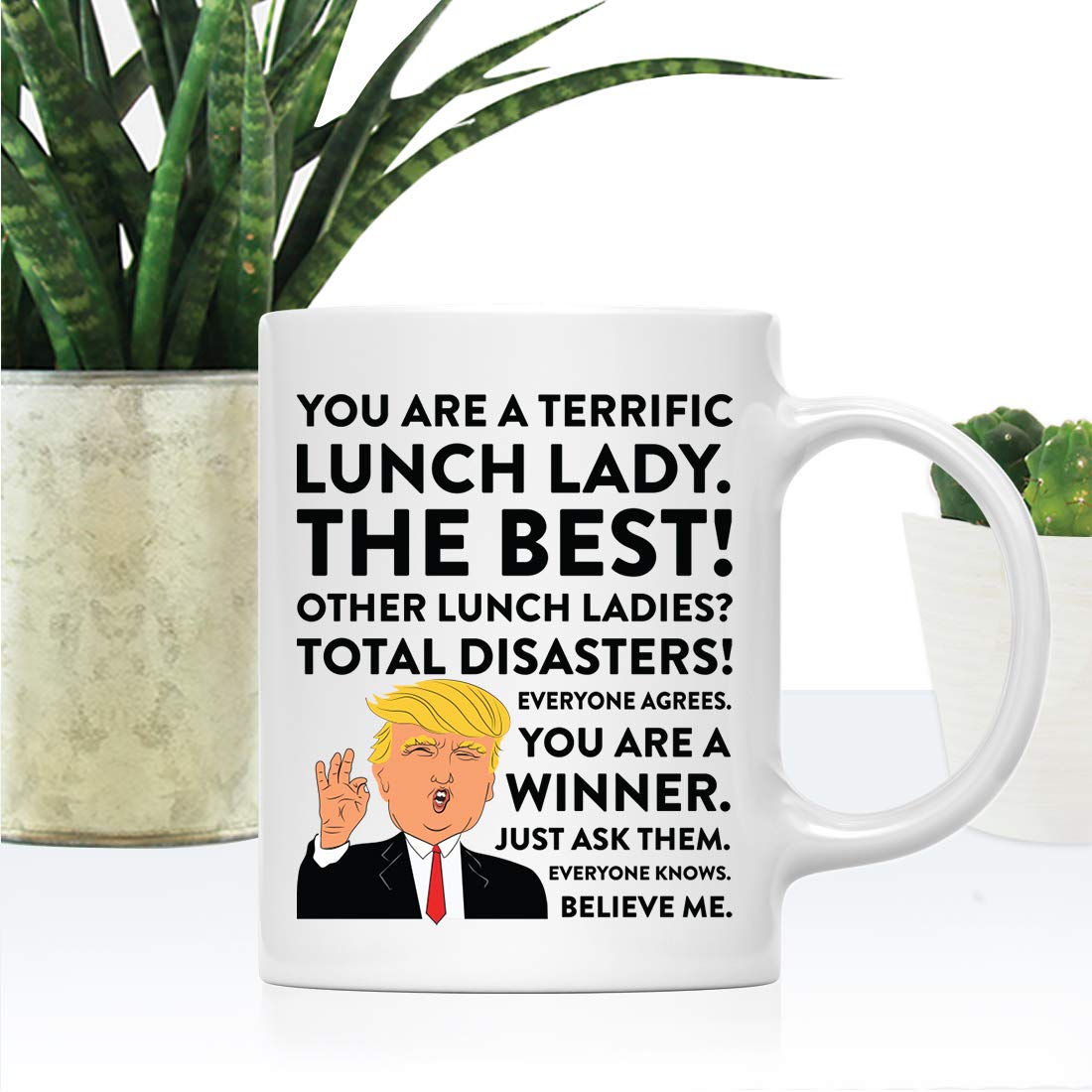 11oz Funny President Trump Coffee Mug by Andaz Press - 1-Pack with Gift Box - Great for Office, Home & Gifts (Birthdays, Christmas, Parties)