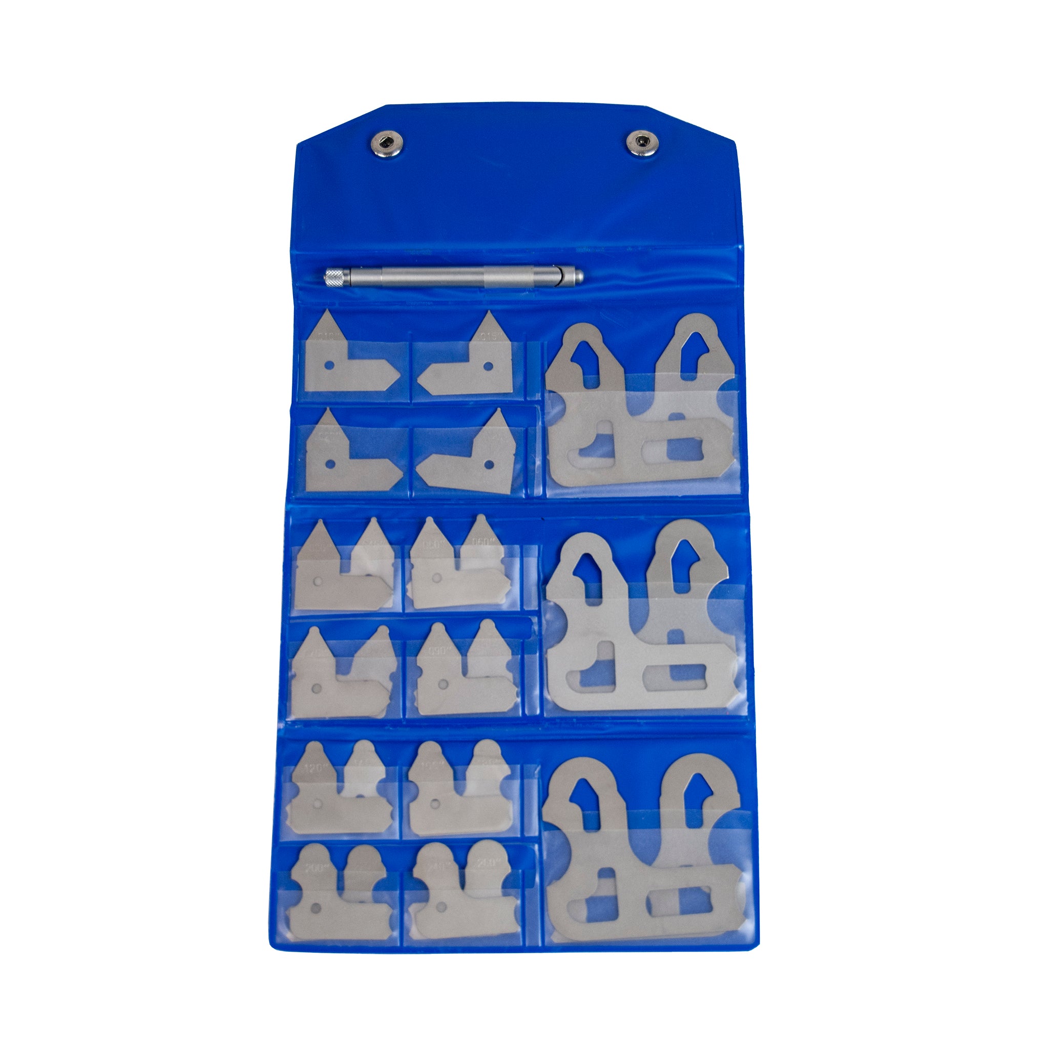 25 Piece Metric Radius Gauge Set - Precision Measuring Tool for Metalworking, Woodworking & Engineering Projects | Perfect for Machinists, Welders & DIY Enthusiasts