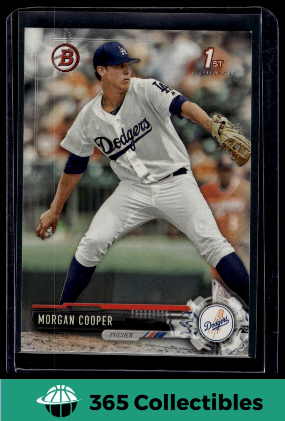 2017 Bowman Draft Morgan Cooper #BD 30 Baseball Card - Los Angeles Dodgers Rookie - Collectible Sports Memorabilia for Fans & Investors