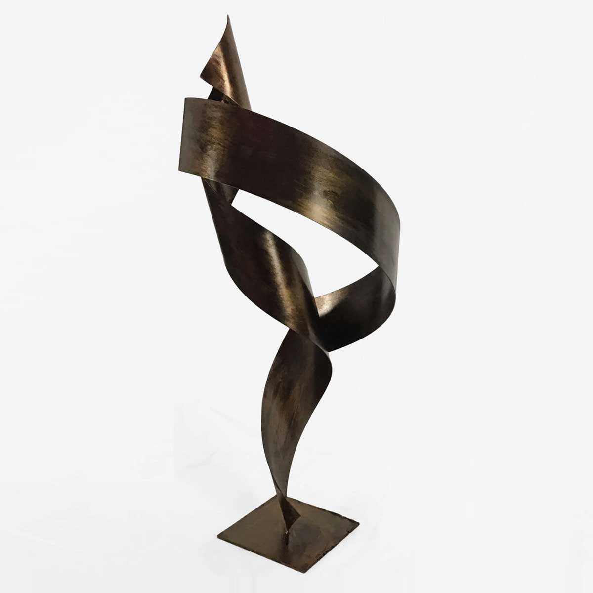Muoversi Movement Iron Sculpture - Modern Abstract Iron Art for Home & Office Decor | Perfect for Living Room, Bedroom, or Office Space