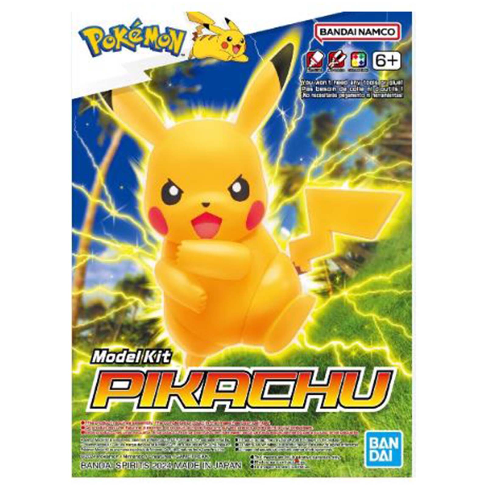 Bandai Pokemon Pikachu Hobby Model Kit - Build Your Own Pikachu Figure for Collectors & Fans | Perfect for Display, Gifts & Anime Decor