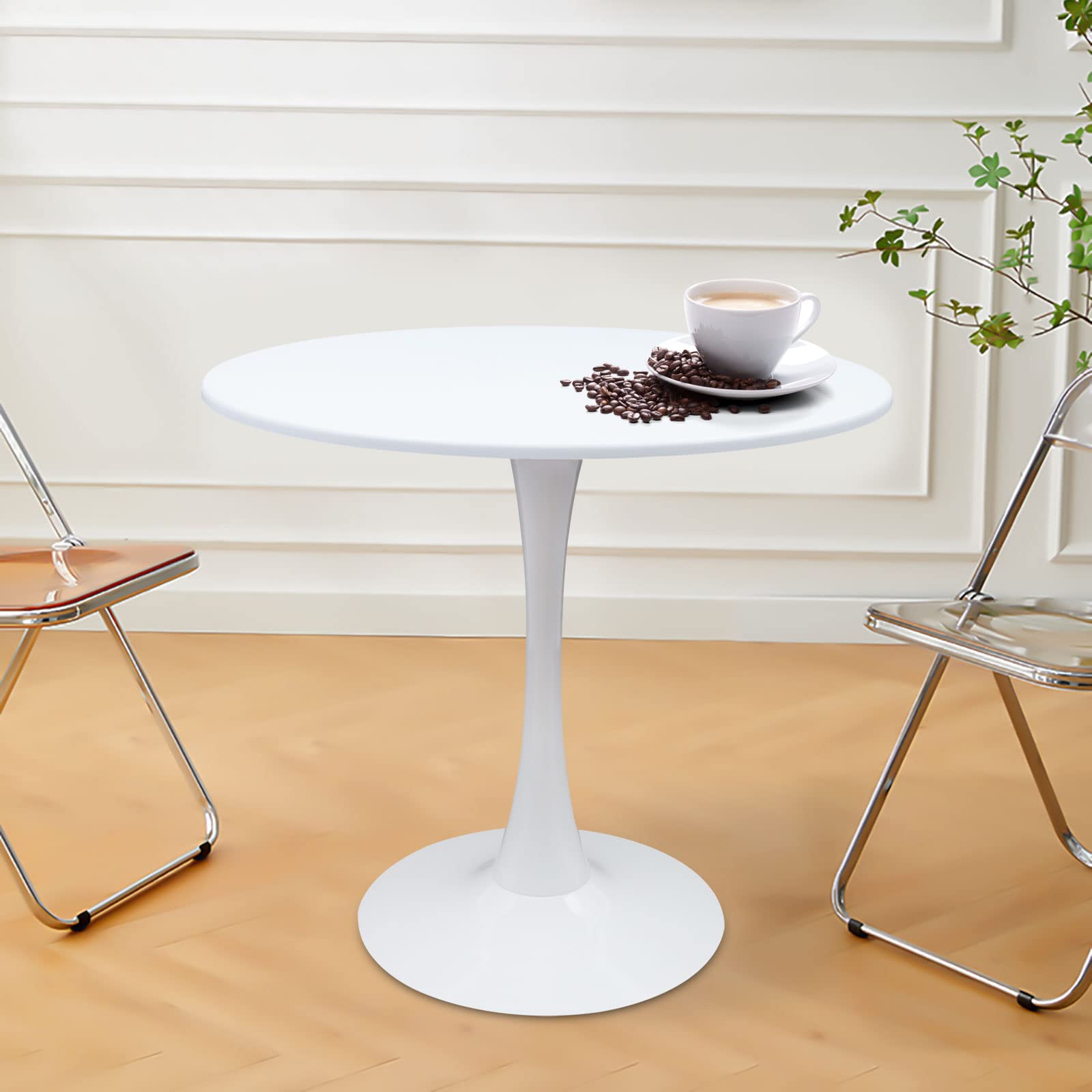 Modern Small Round Dining Table 31.5