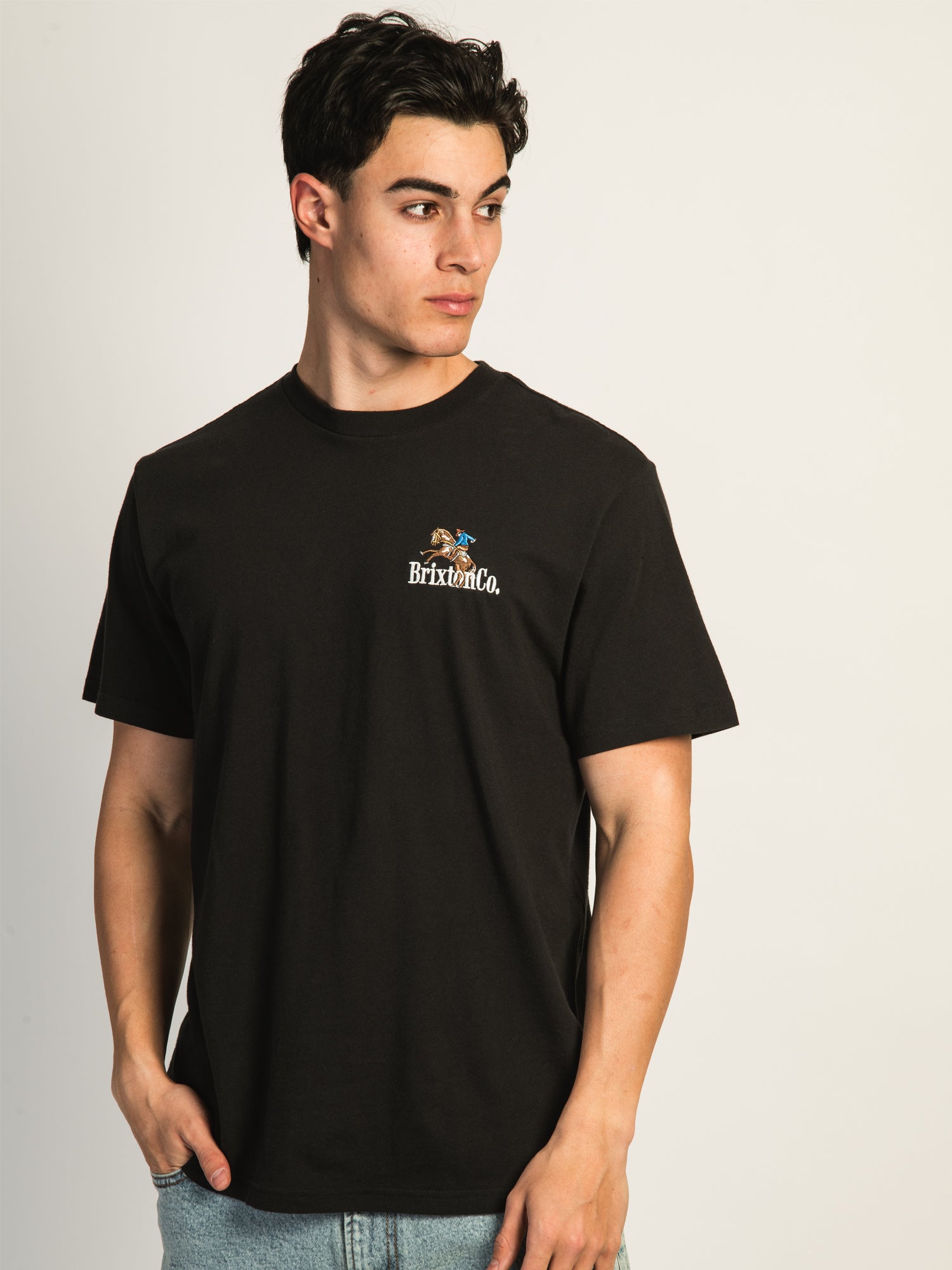 Brixton Inwood Standard T-Shirt for Men - Comfortable Cotton Crewneck Tee - Casual Wear for Everyday & Street Style
