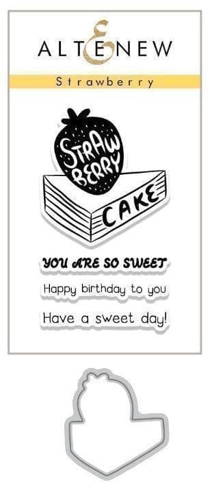 Strawberry Stamp & Die Cut Bundle for Card Making, Scrapbooking & DIY Crafts - Perfect for Handmade Greeting Cards, Invitations & Paper Projects