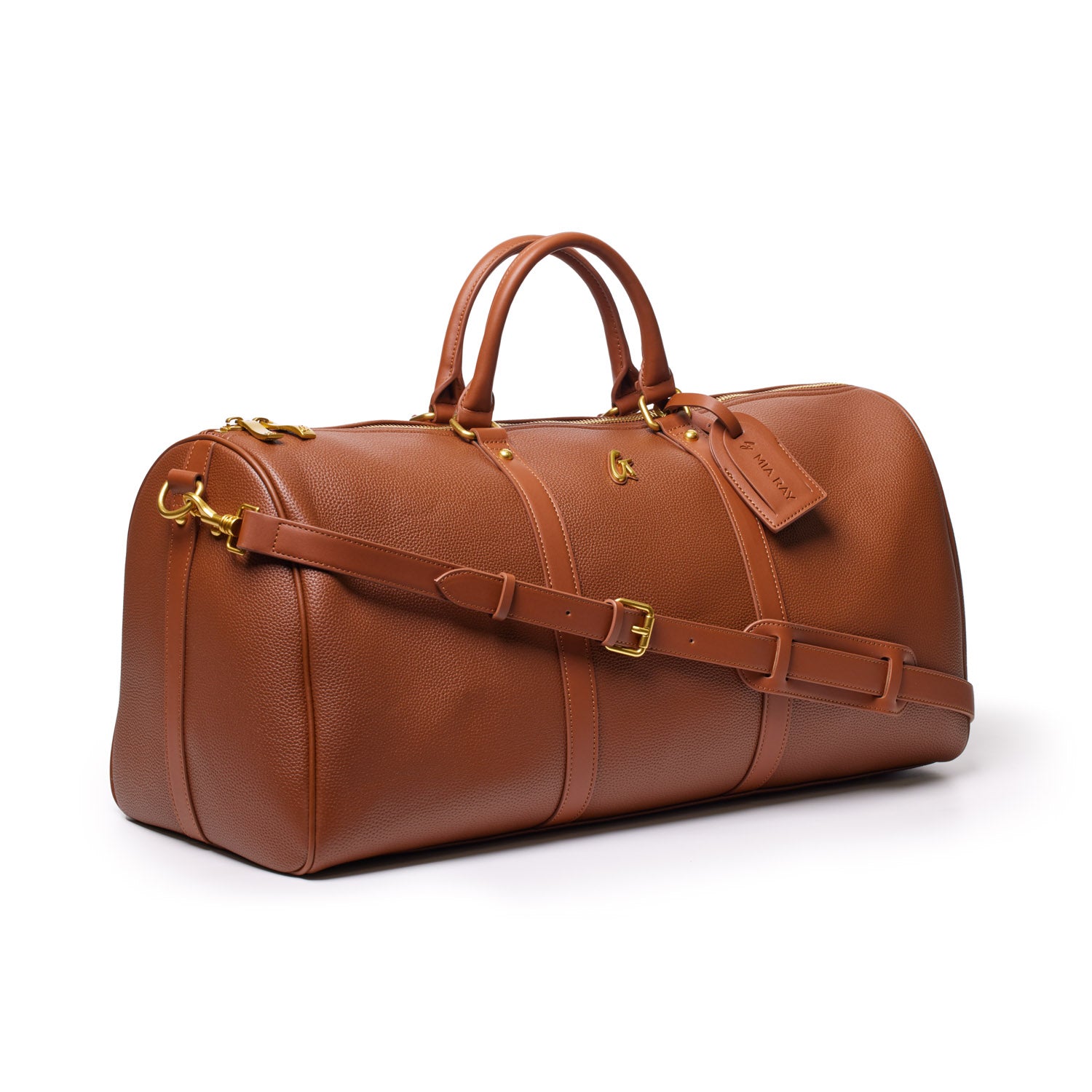 Premium Pebble Duffle Bag - Stylish Brown Travel Duffel for Gym, Weekend Trips & Outdoor Adventures