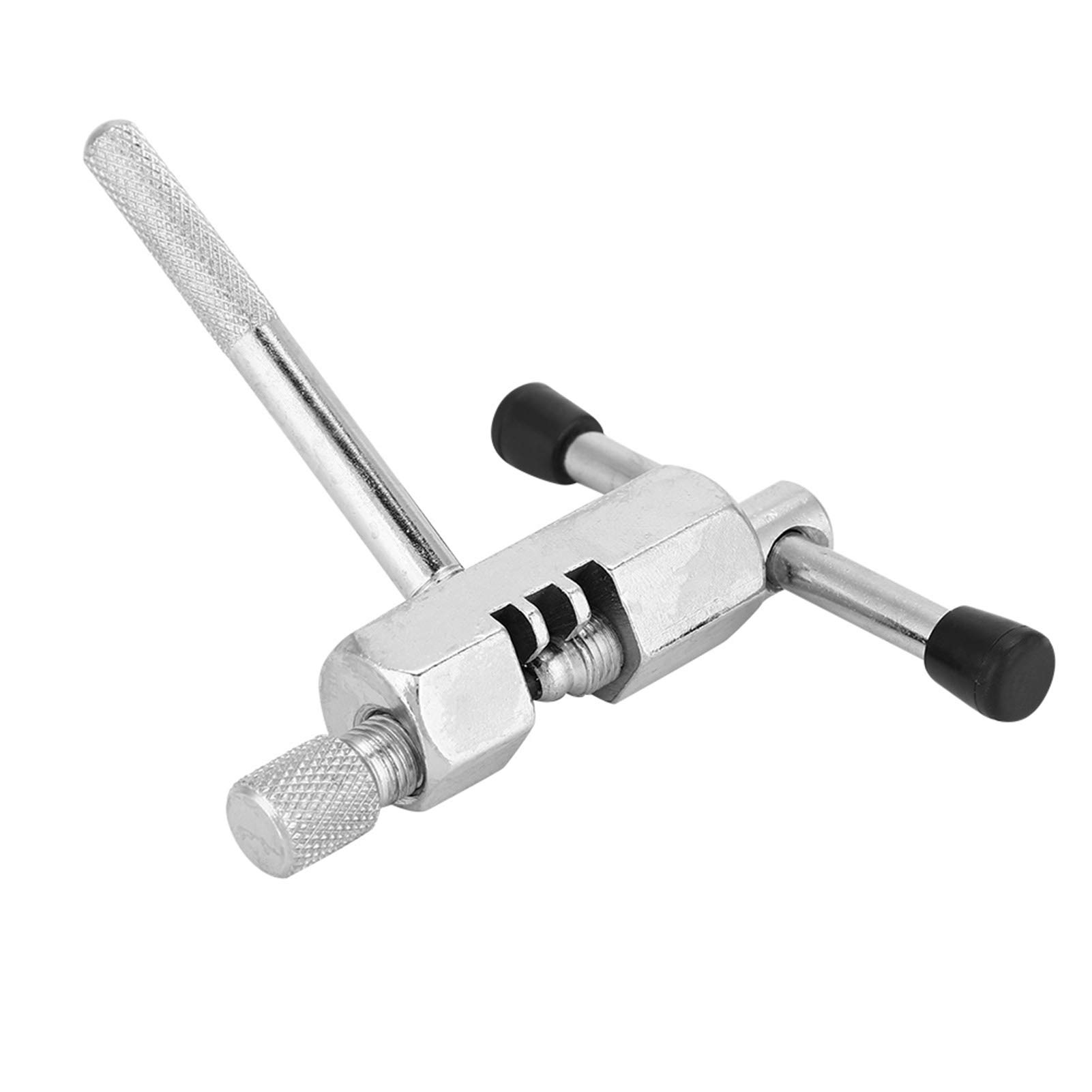 Plplaaoo Bicycle Chain Breaker Tool - High Strength Carbon Steel Bike Chain Cutter & Link Splitter Pin Remover for Road & Mountain Cycling | Durable Silver Bike Chain Repair Tool for Professional & DIY Maintenance