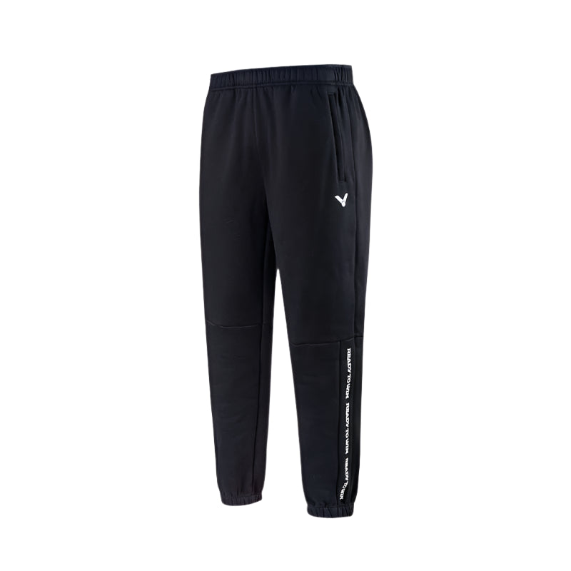 Victor Unisex Track Pants P 25807C - Comfortable Athletic Joggers for Men & Women - Perfect for Running, Gym Workouts & Casual Wear [Black]