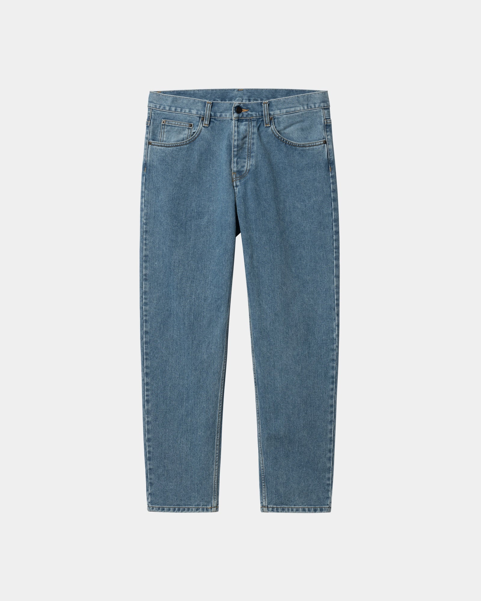 Newel Pant | Blue Stone Bleached Jeans for Men - Comfortable & Stylish Casual Wear for Everyday Outfits