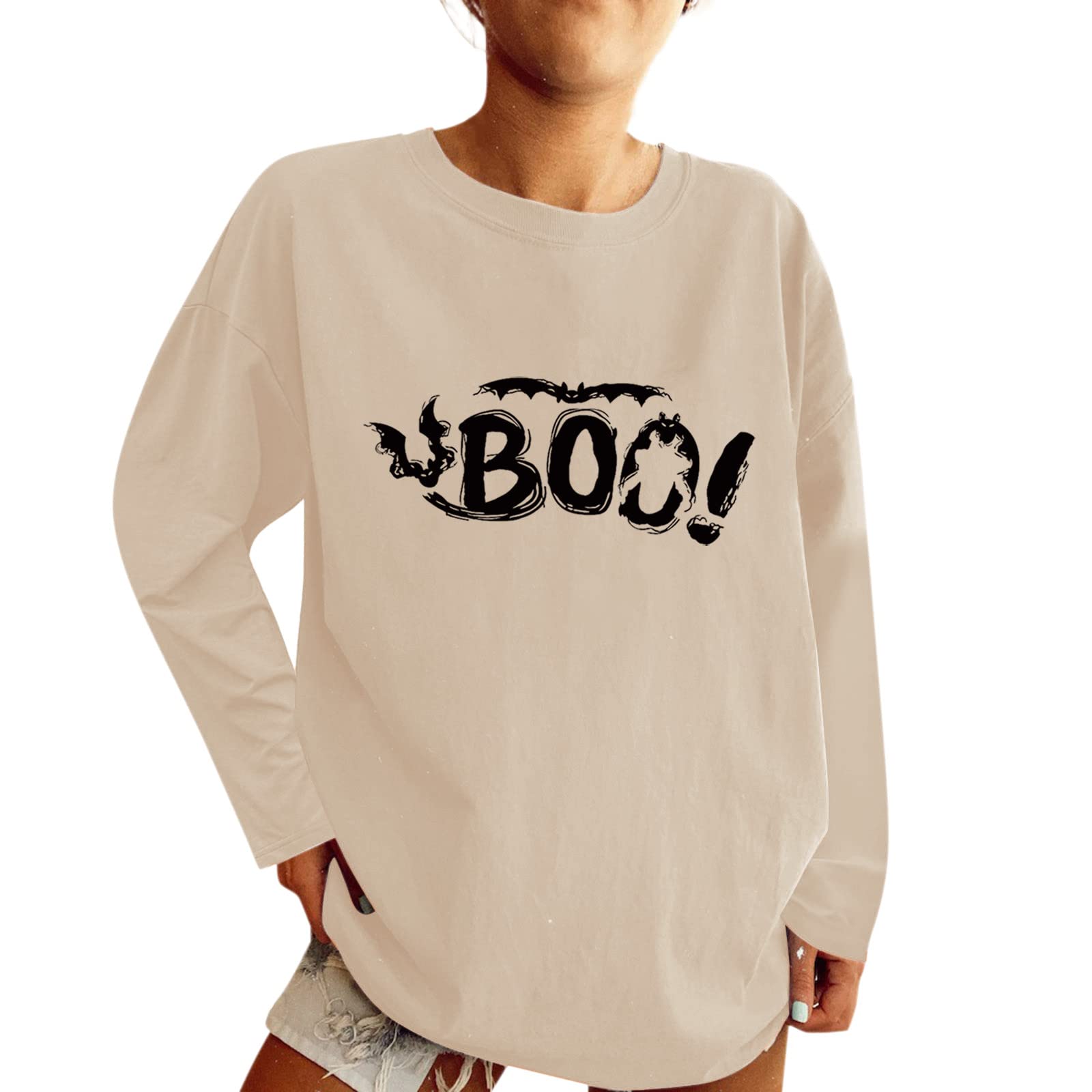 Vintage Print Women's Blouses - Bulk Oversized Loose Round Neck Tops - Casual Plain Shirts for Women | Perfect for Everyday Wear, Office & Weekend Outfits