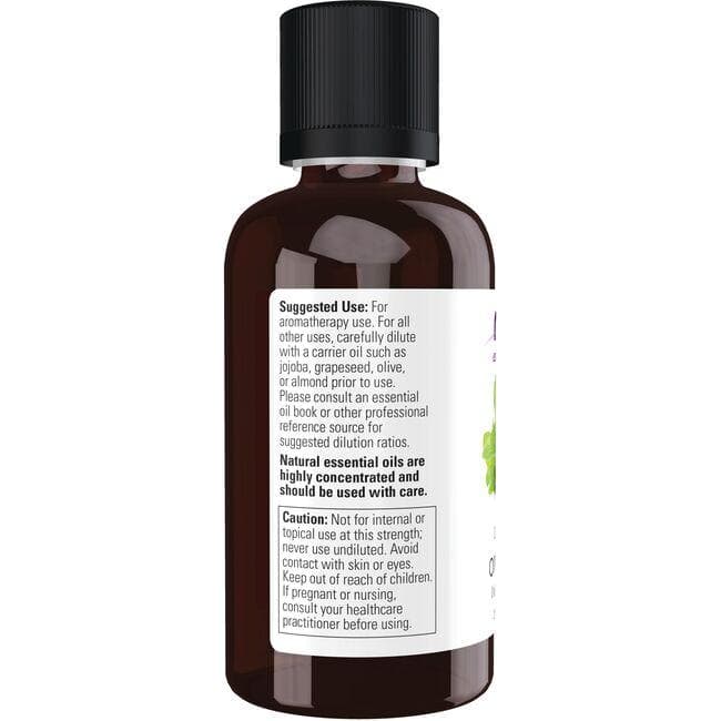 NOW 100% Pure Oregano Essential Oil - 1 fl oz (30ml) for Aromatherapy, Massage & DIY Skincare | USDA Certified Organic, Undiluted & Therapeutic Grade