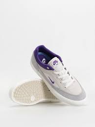Nike SB Malor Skateboarding Shoes - Wolf Grey/Court Purple - Lightweight & Durable for Street Skating & Casual Wear