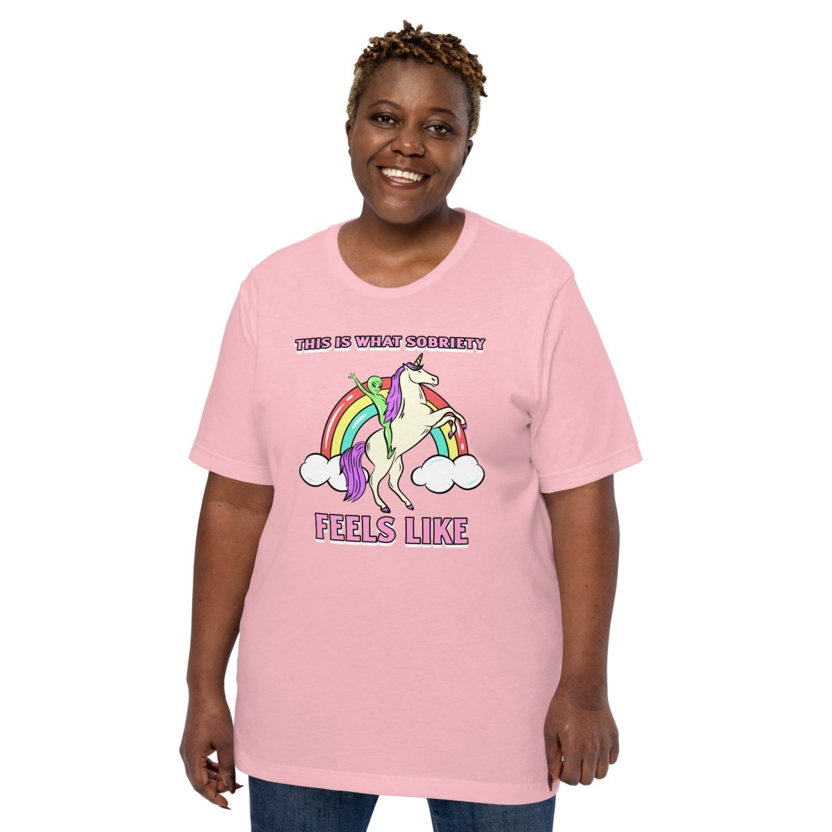 This Is What Sobriety Feels Like Unisex T-Shirt | Adventure Awaits Motivational Tee | Perfect for Recovery Support & Outdoor Activities