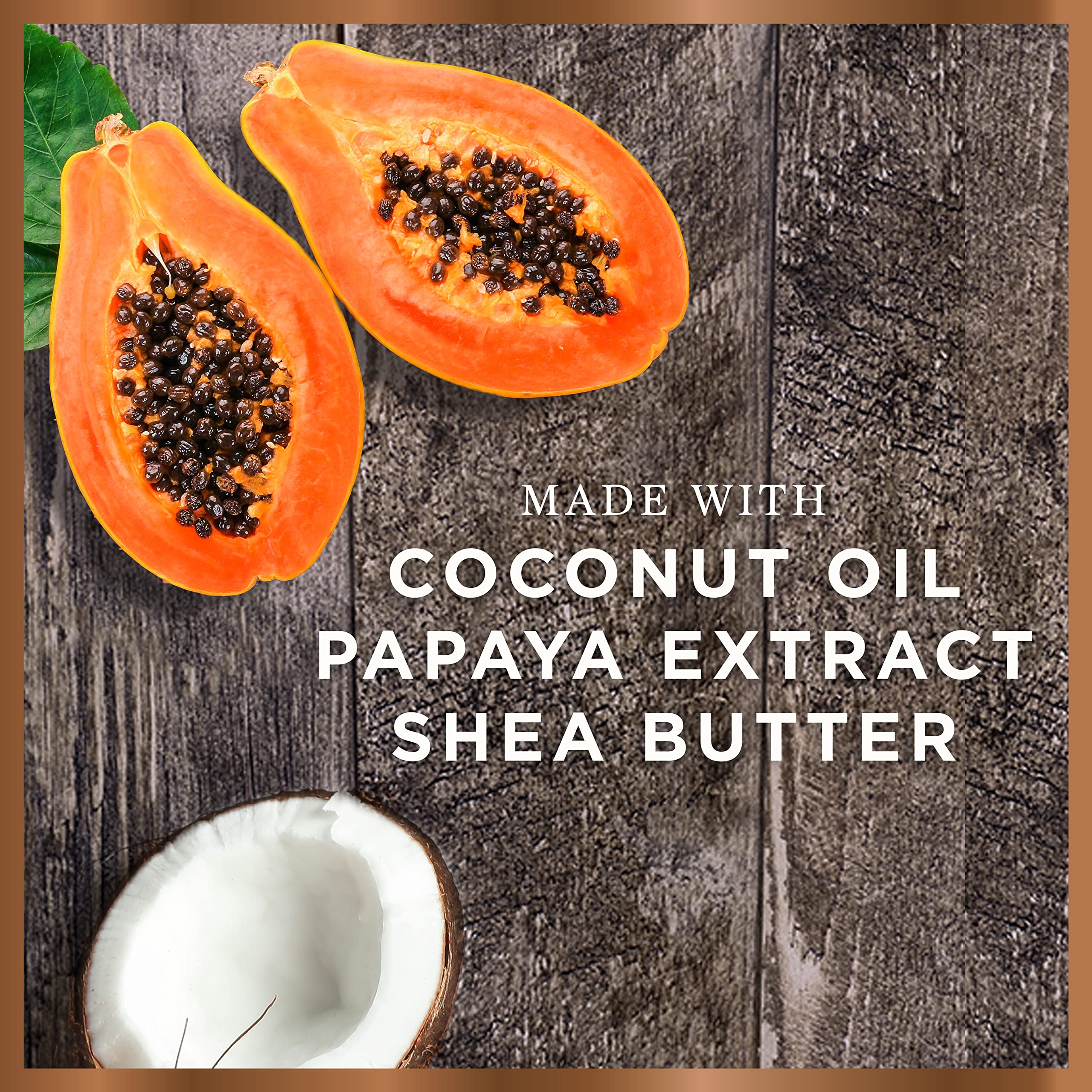 Nubian Heritage Coconut & Papaya Body Wash for Dry Skin - Hydrating & Renewing Cleanser, 13 oz - Perfect for Daily Shower & Spa-Like Skin Care