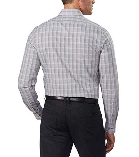 Calvin Klein Jeans Men's 4-Way Stretch Dress Shirt - Slim Fit Comfortable Business Casual Shirt for Office & Formal Wear | Perfect for Work, Meetings & Special Occasions