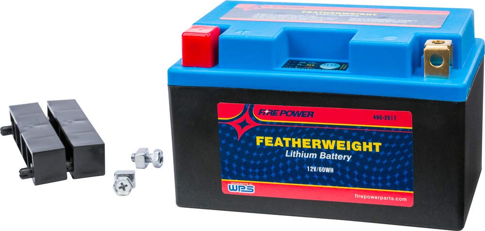 Fire Power Featherweight Lithium Battery 290 CCA - Compatible With KTM 990 Adventure S 2006-2008 - Lightweight & High-Performance Motorcycle Battery for Off-Road & Adventure Riding