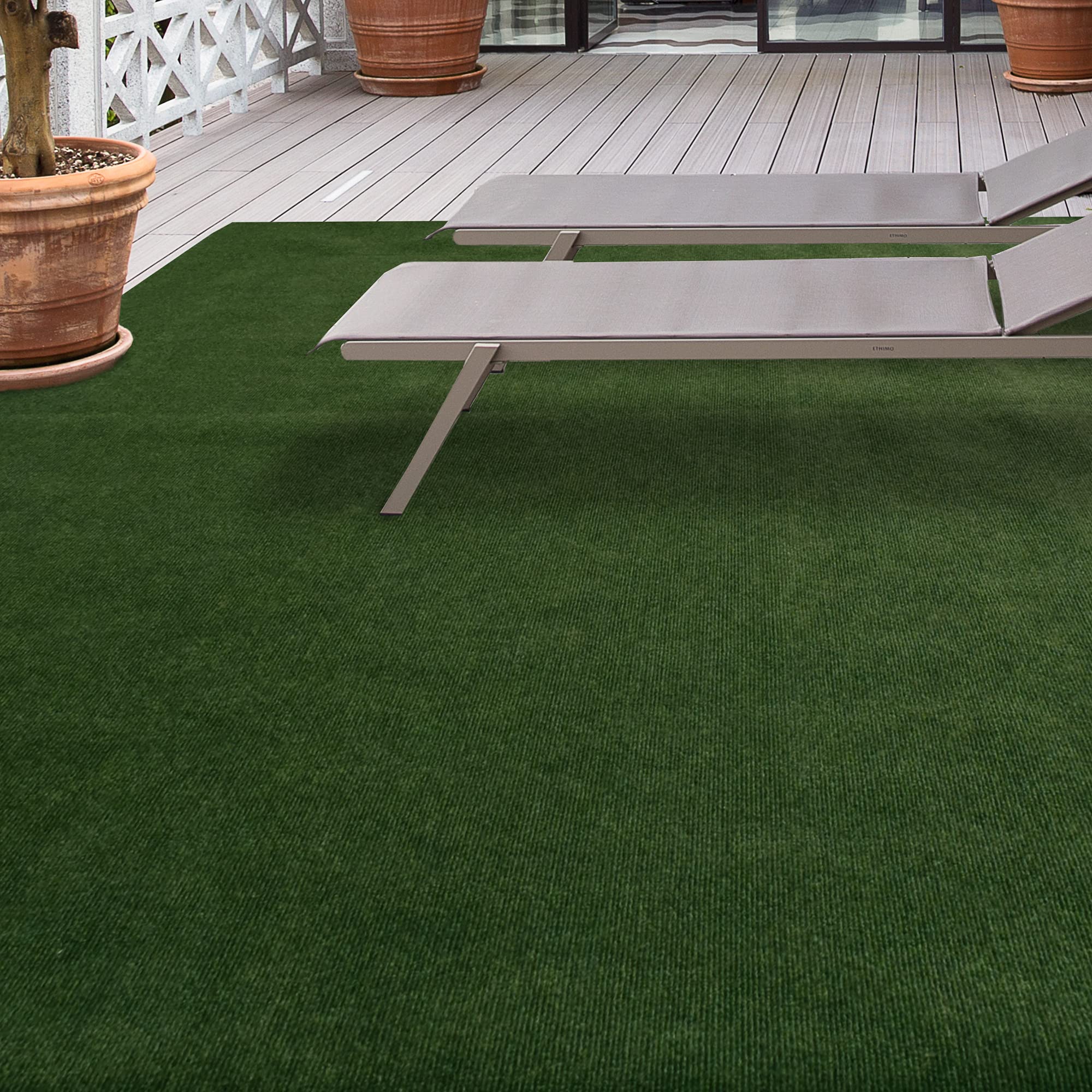 Premium Non-Slip Indoor Outdoor Carpet - 12'x19' Green Marine Backing Rug for Patio, Deck, Porch, Boat, Basement & Garage - Waterproof & Durable Flooring Solution for High Traffic Areas