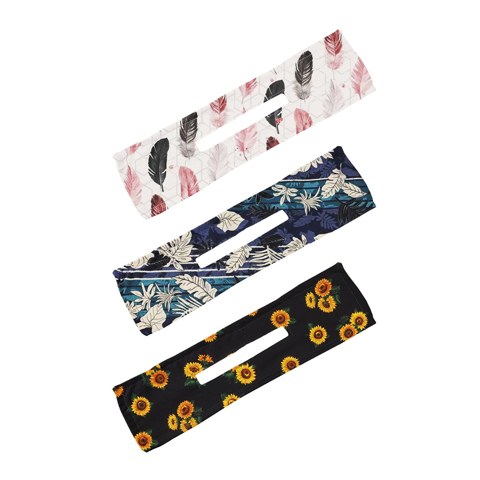 GTKINGD Floral Headbands for Women - 3PCS Retro Print Hair Bands, Fashion Hair Accessories for Women & Girls, Perfect for Weddings, Parties & Costume Outfits