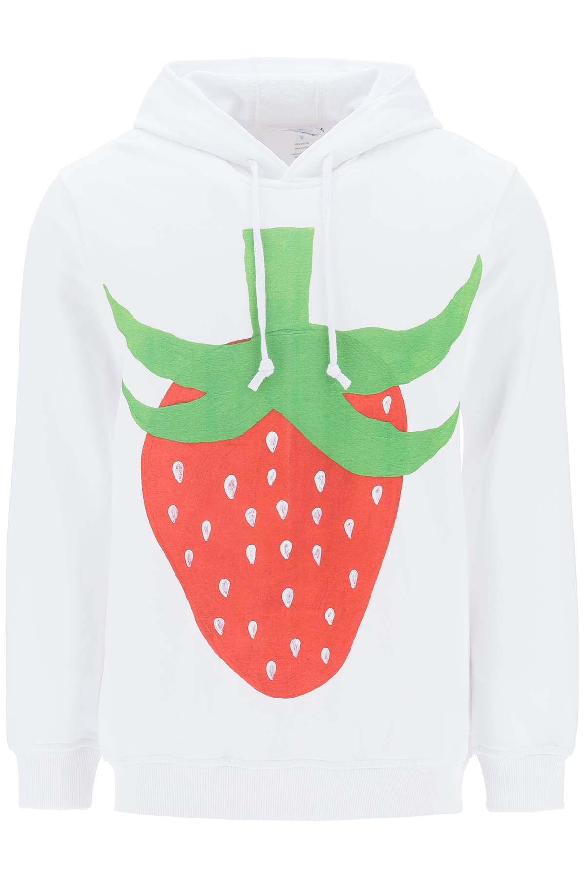 Comme des Garcons Shirt Strawberry Print Hoodie - Stylish Unisex Pullover for Streetwear & Casual Outfits