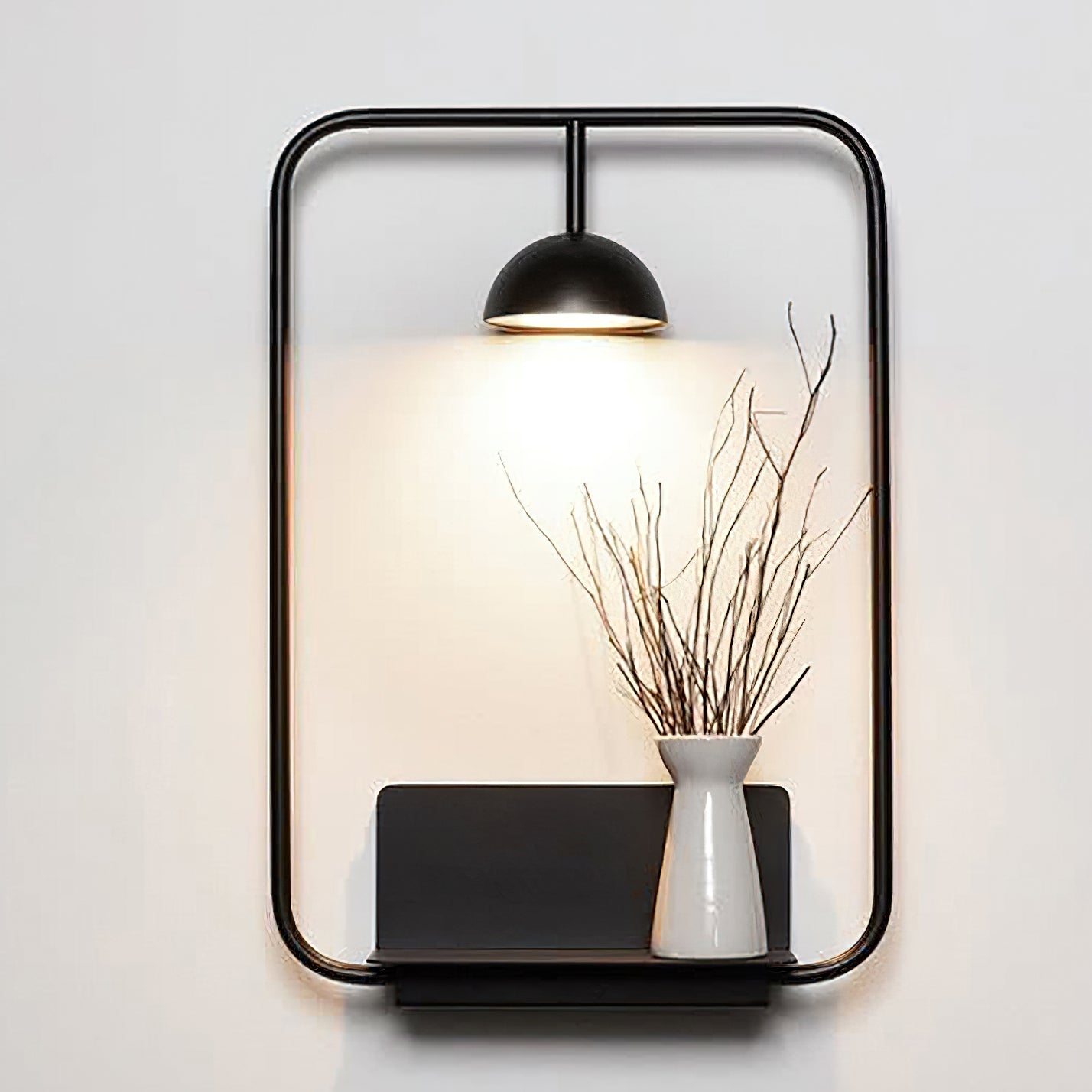 Cupolina Modern LED Wall Sconce Light Fixture - Dimmable Indoor/Outdoor Wall Lamp for Bedroom, Living Room, Hallway & Patio Lighting