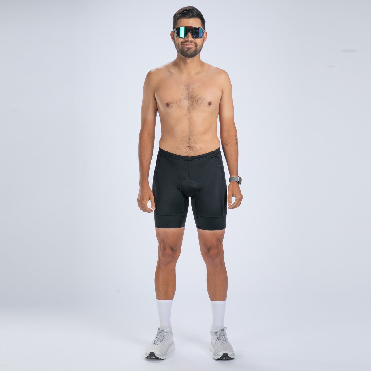 Men's Core Tri 7 Shorts - Lightweight Running Shorts with Built-in Liner for Gym & Workout - Jet Black - Perfect for Jogging, Training & Active Lifestyle