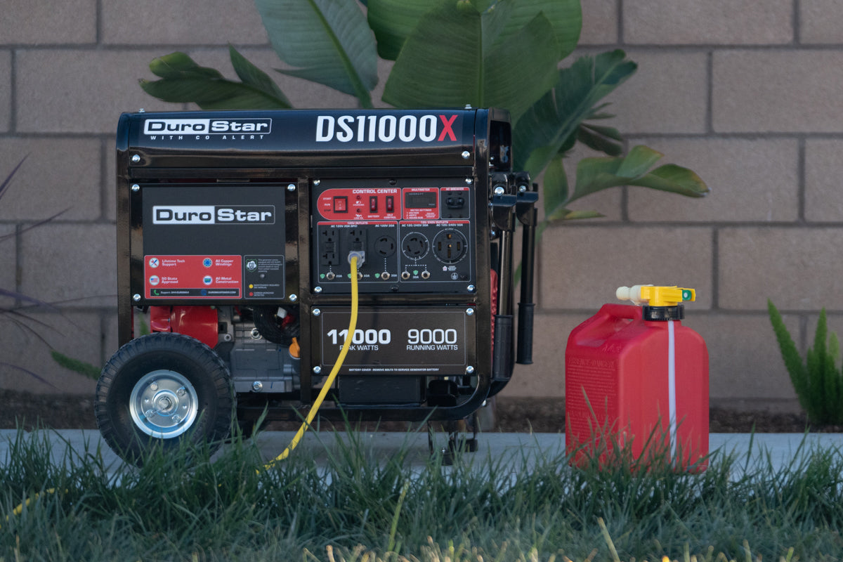 11,000 Watt Portable Gasoline Generator with CO Alert - Reliable Backup Power for Home, Camping & Emergency Use
