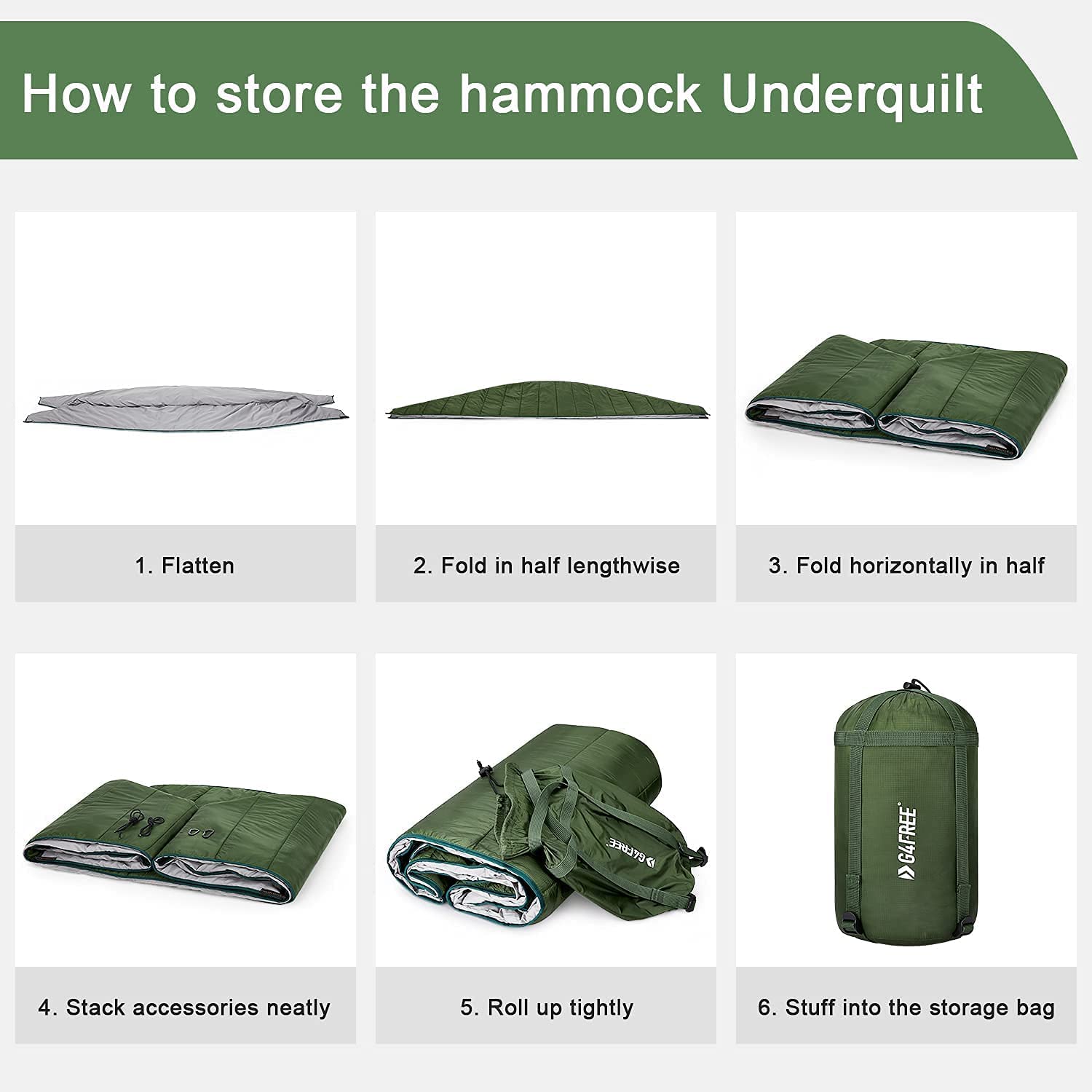 G4Free 2-Person Camping Hammock with Mosquito Net & 4-Season Underquilt - Lightweight Parachute Hammock for Backpacking, Hiking, Backyard Relaxation | Perfect for Outdoor Adventures, Winter Camping & Family Picnics