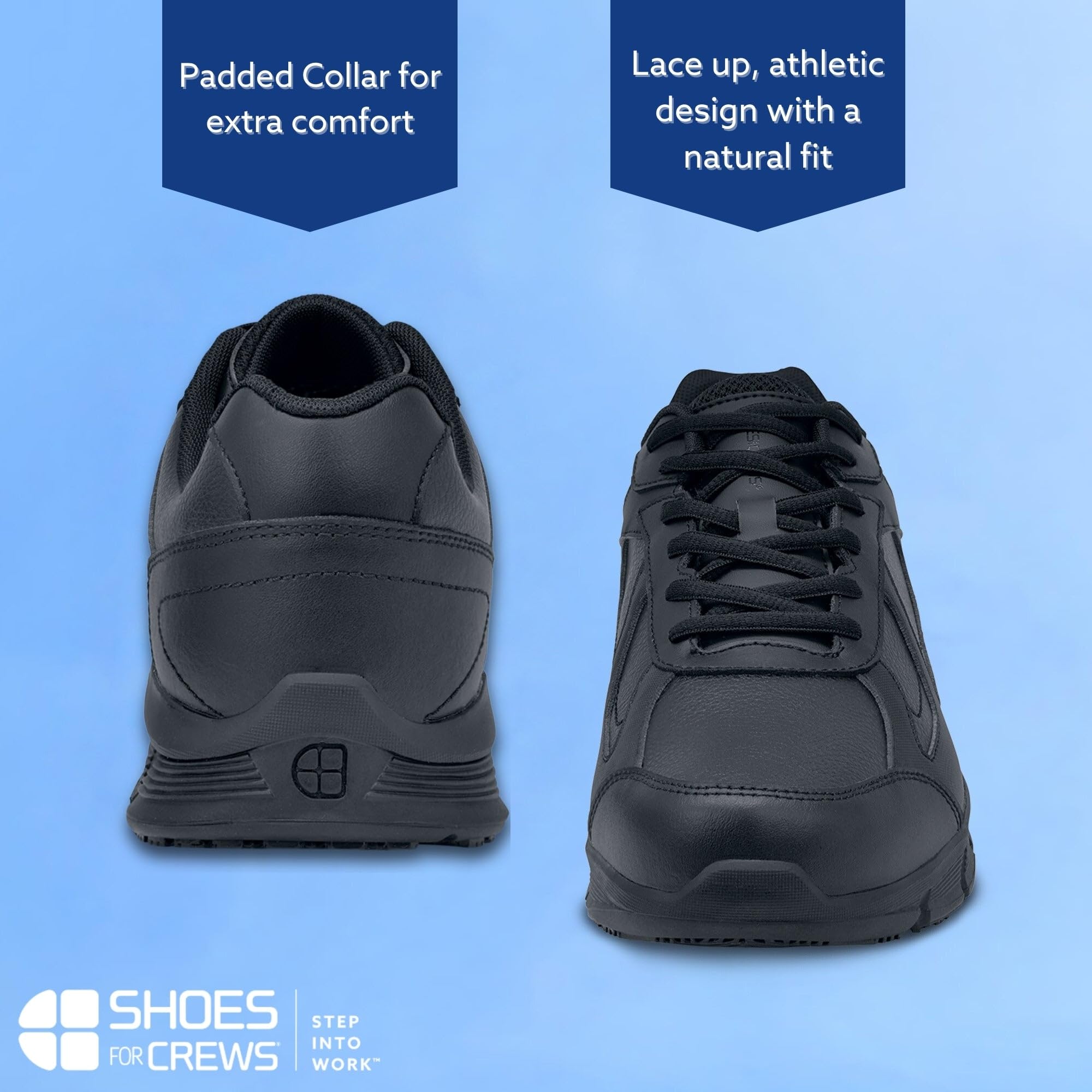 Slip Resistant & Waterproof Women's Work Shoes - Shoes for Crews Galley II Non-Slip Restaurant Shoes for Waitresses, Nurses & Kitchen Staff