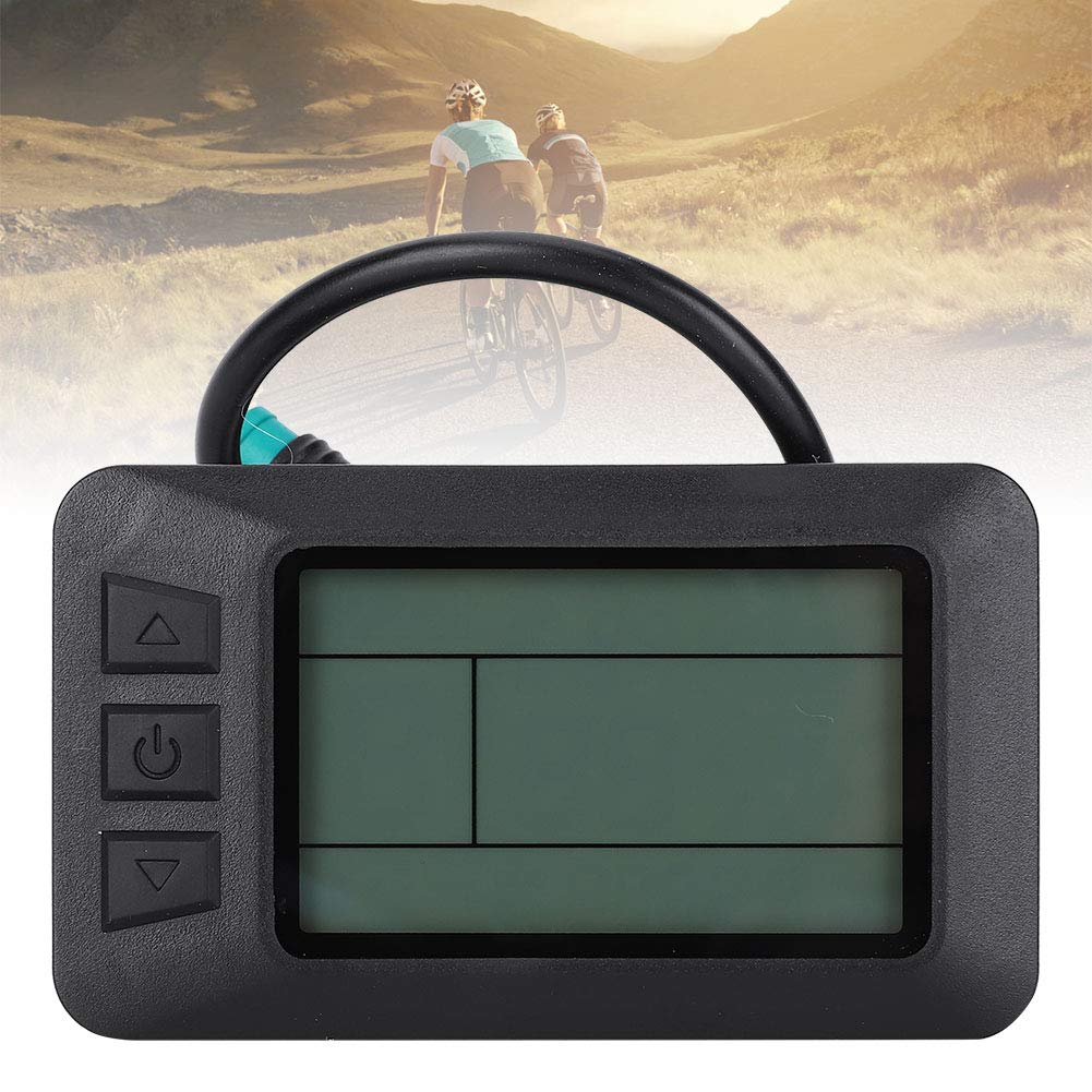 **KT-LCD7 E-Bike LCD Display - Durable USB Interface Bike Odometer & Speedometer for Electric Bikes - Perfect for Commuting, Mountain Biking & Urban Riding**