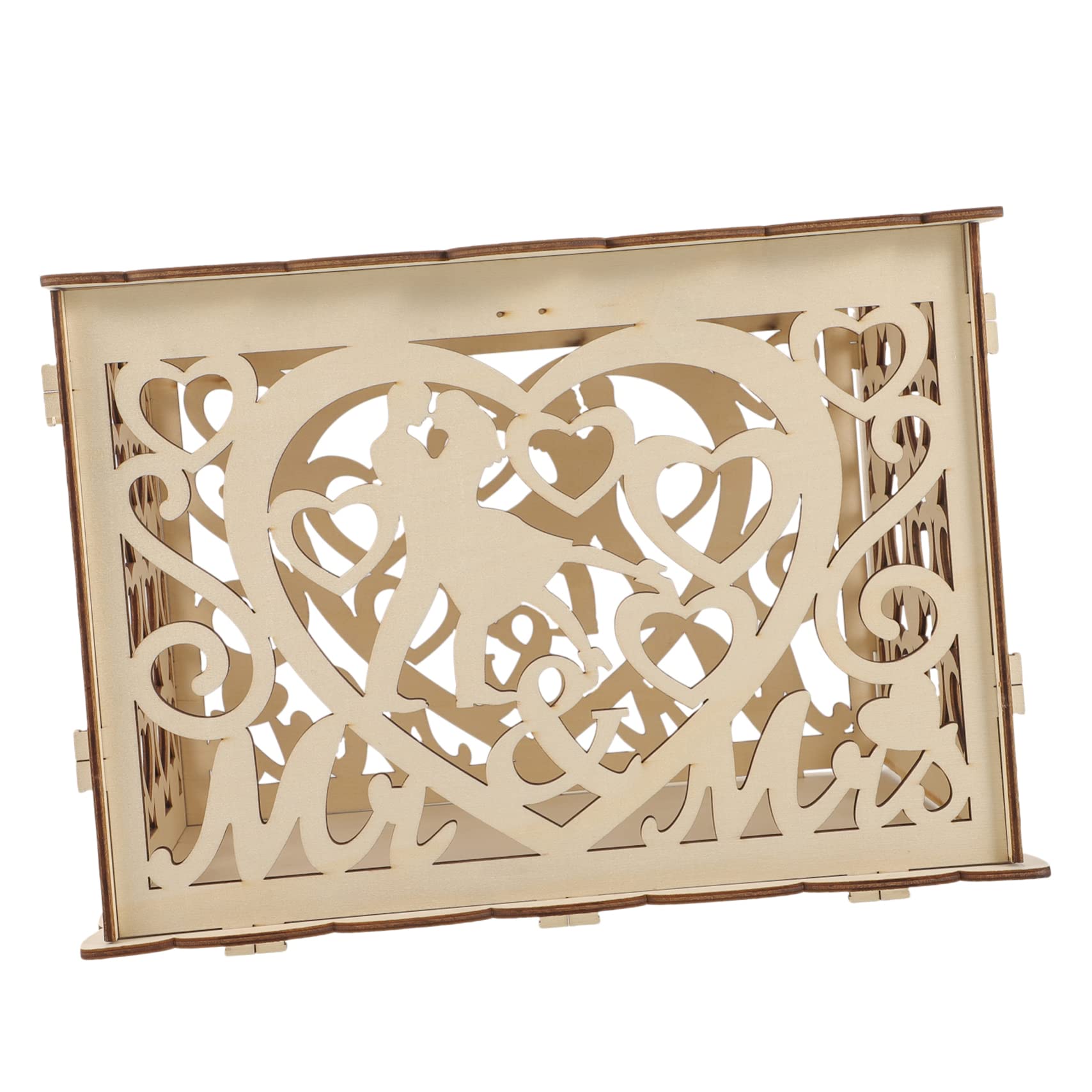 MagicLulu Wooden Money Box Holder - Greeting Card Organizer & Wedding Decoration Storage | Perfect for Gift Cards, Cash Gifts, and Home Décor