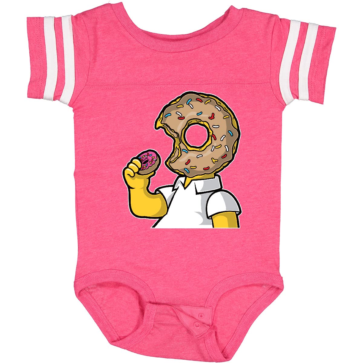 Inktastic I Like Donuts Baby Bodysuit - Cute Donut Print Onesie for Infants & Toddlers - Perfect for Birthday, Photo Shoots & Everyday Wear