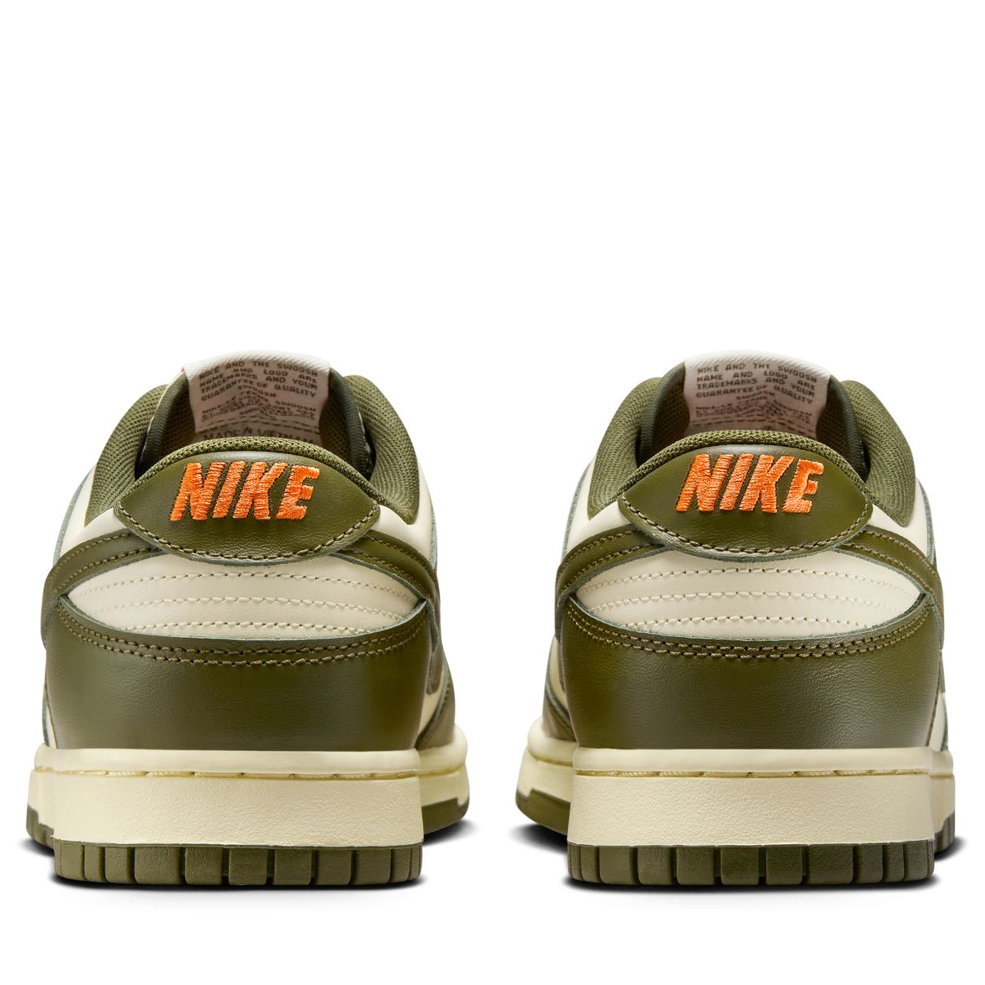 Nike Dunk Low Retro Sneakers - Coconut Milk/Rough Green - Casual & Streetwear Shoes for Men & Women | Perfect for Everyday Wear, Gym & Fashion Outfits