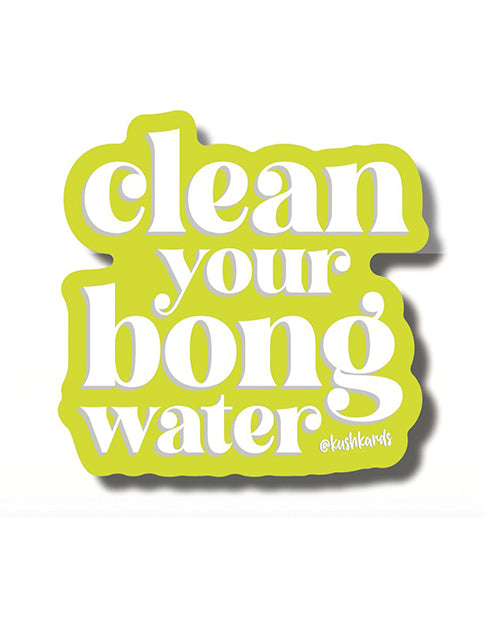 Bong Water Sticker Pack of 3 - Fun & Durable Vinyl Decals for Smoking Accessories - Perfect for Bongs, Pipes & Glassware
