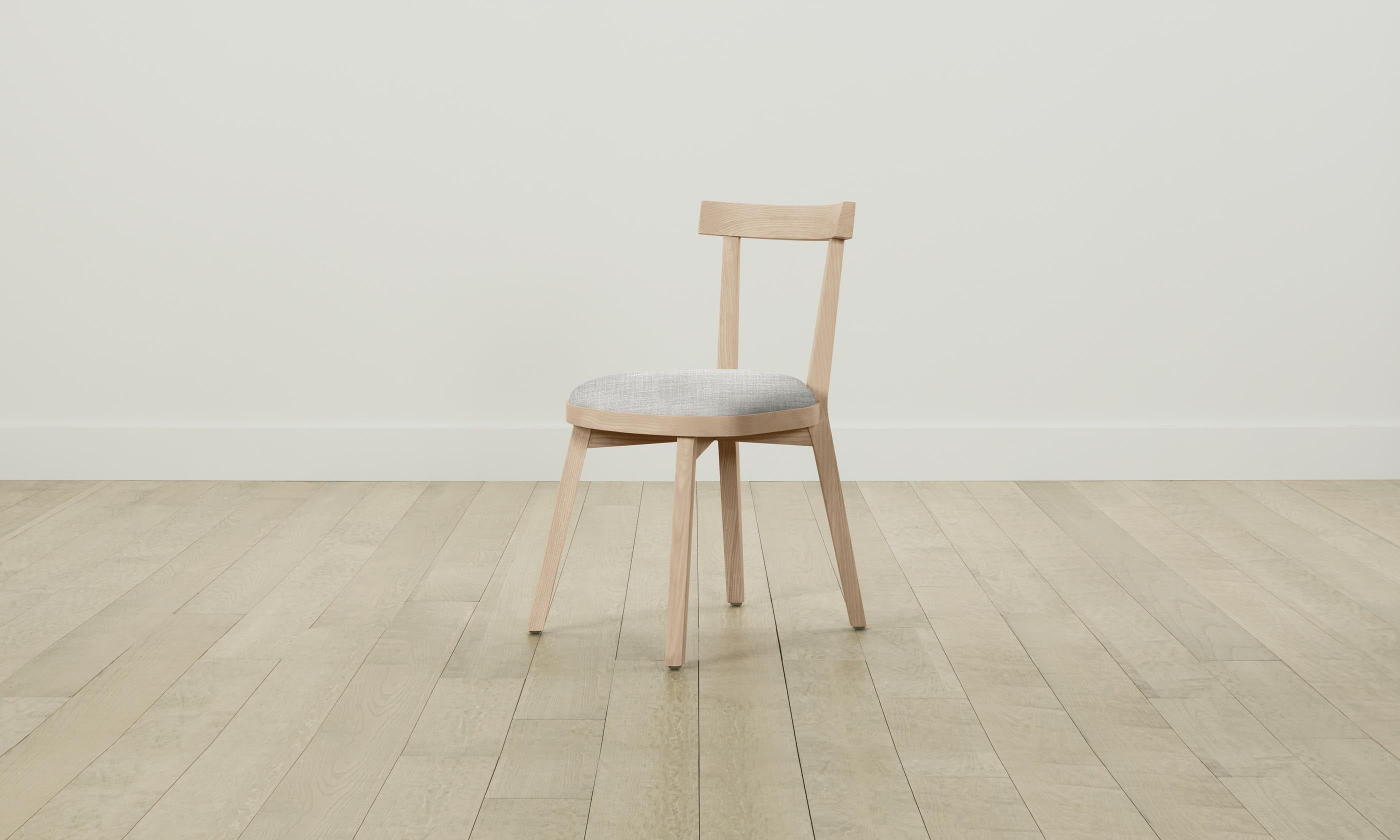 Allen Dining Chair - Textured Tweed Upholstered Seat with Solid Wood Legs - Perfect for Kitchen, Dining Room & Home Office Decor