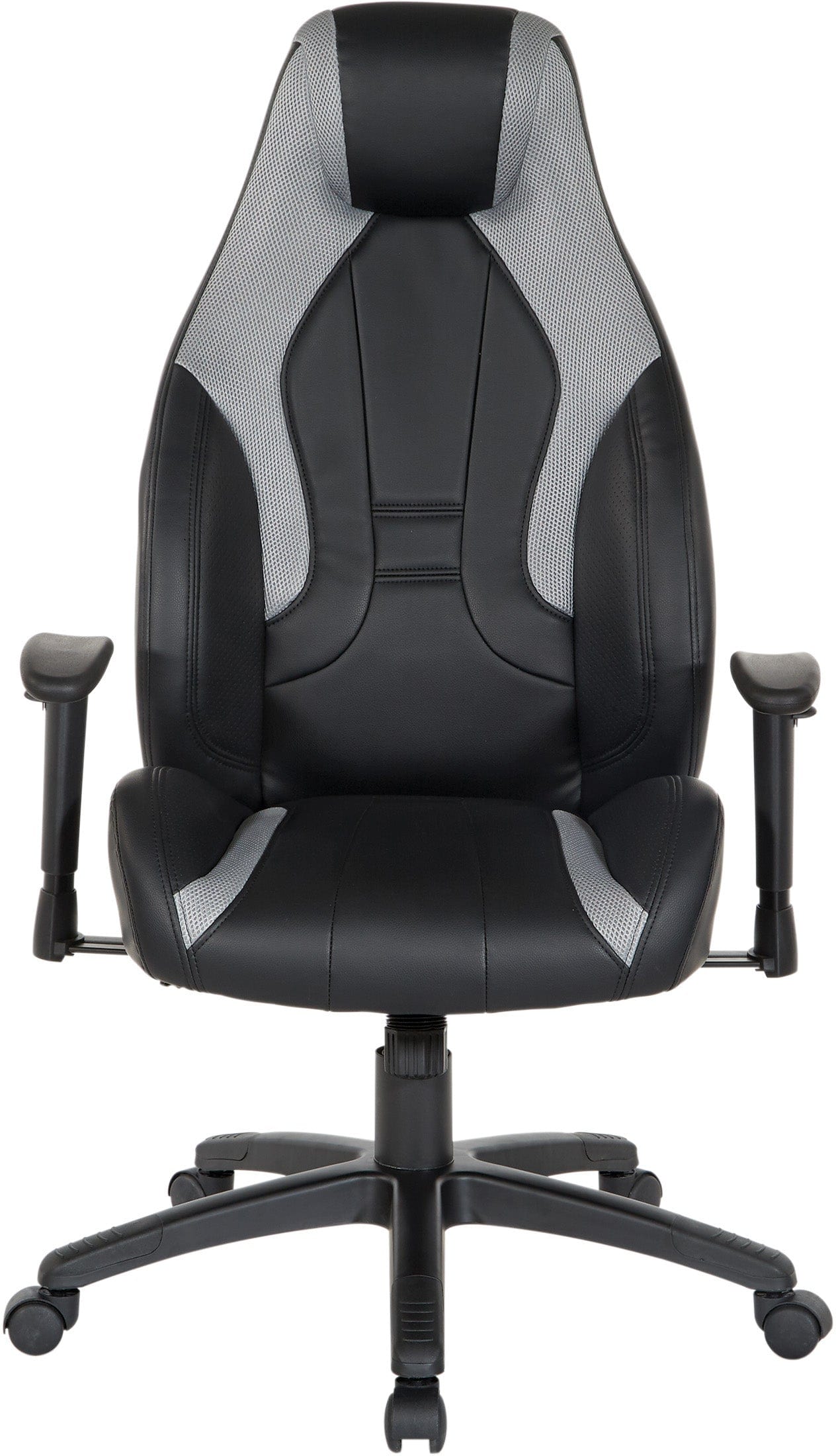 Office Star Commander Gaming Chair [CMD25] - Ergonomic High-Back Racing Style Chair with Adjustable Armrests & Lumbar Support for PC & Console Gamers - Perfect for Gaming, Streaming & Home Office Use