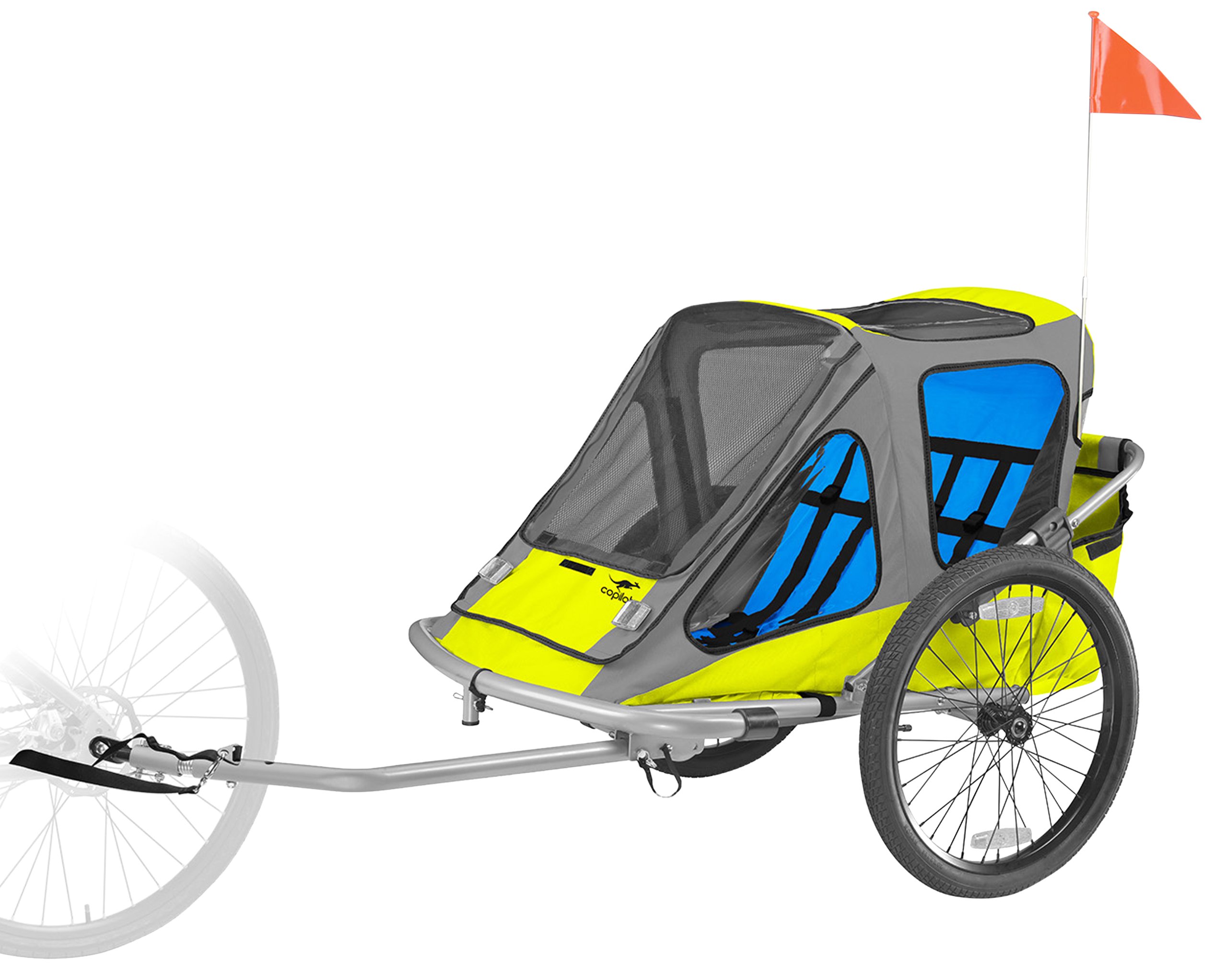COPILOT Bicycle Trailer & Stroller Conversion Kit - Universal Bike Trailer for Kids & Toddlers - Easy to Install & Convert for Outdoor Family Adventures, Park Visits & Cycling Trips