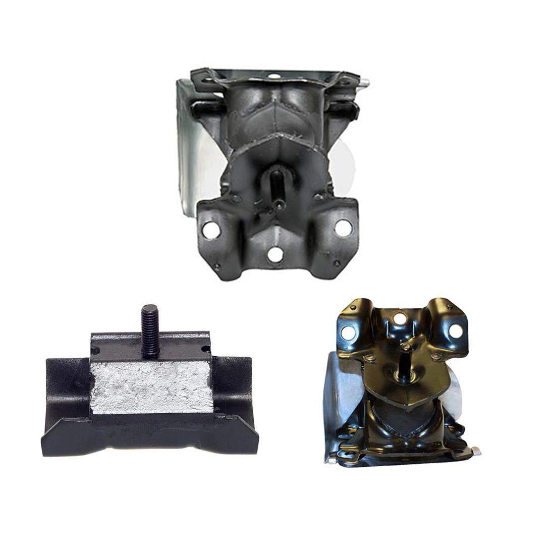 High-Quality Auto DN Engine and Transmission Motor Mount Set (3-Piece) - Compatible with 2008-2012 Chevy Silverado 4.8L V8 - Improves Ride Comfort & Reduces Vibration - Perfect for Off-Roading, Towing & Daily Driving