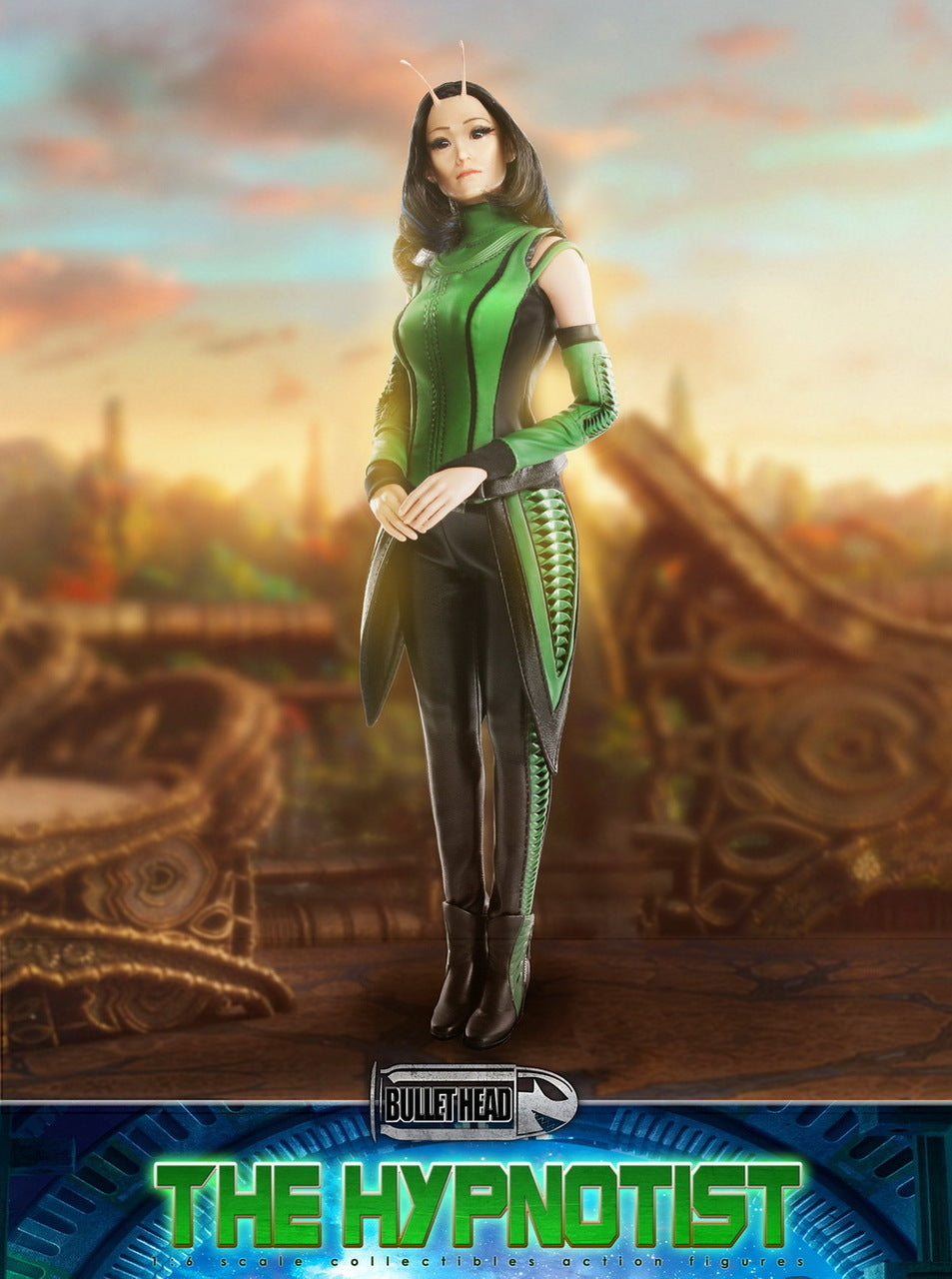 1/6 Scale Bullet Head BH003 The Hypnotist Mantis Action Figure - Guardians of the Galaxy Collectible for Display & Cosplay