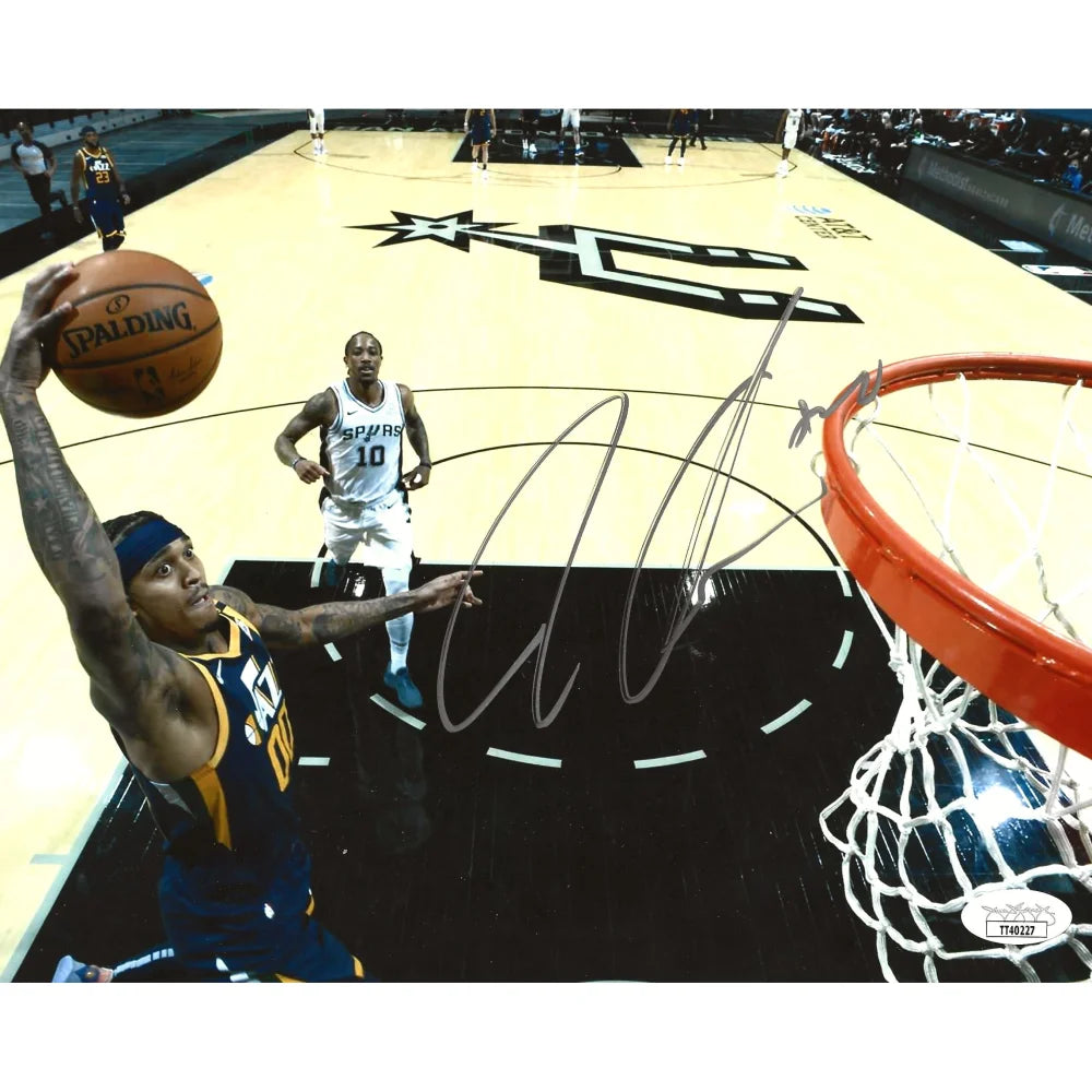 Jordan Clarkson Autographed 8x10 Photo with JSA COA - Utah Jazz NBA Memorabilia - Perfect for Sports Fans, Collectors, and Home/Office Decor