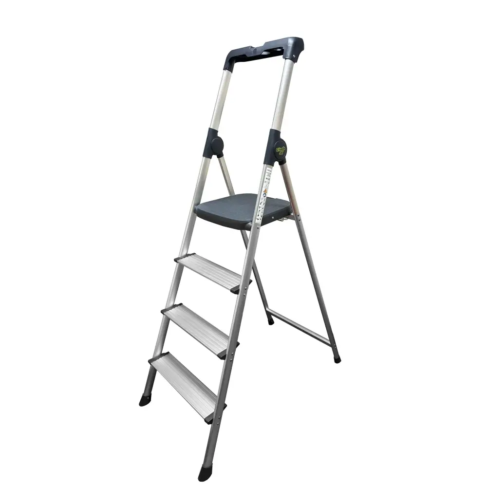 Climb It Platform Plus Steps - Adjustable Ladder Accessory for Home & Roofing - Perfect for DIY Projects, Construction, and Roof Repairs
