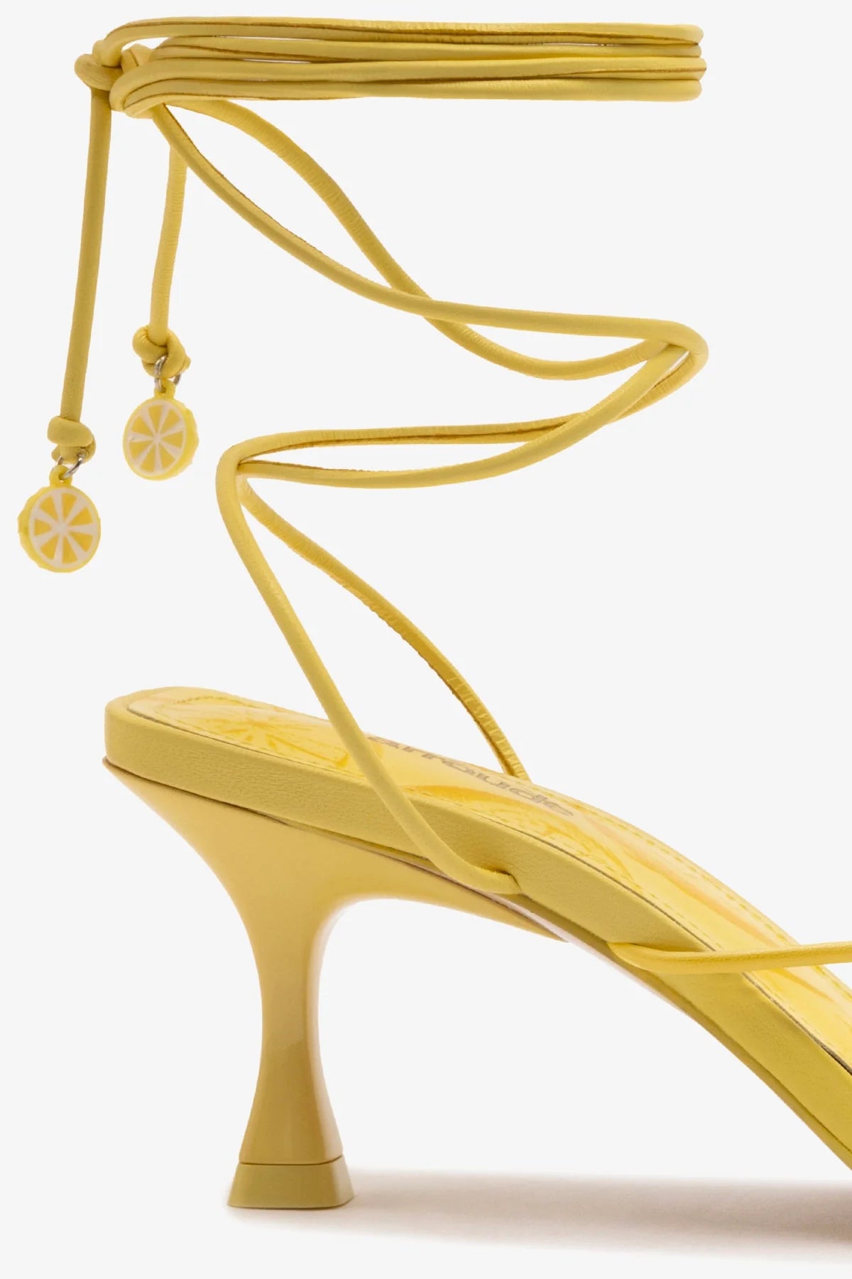 Nadia Women's Leather Sandals in Lemonade Color - Comfortable & Stylish Summer Casual Shoes for Beach, Vacation, and Everyday Wear