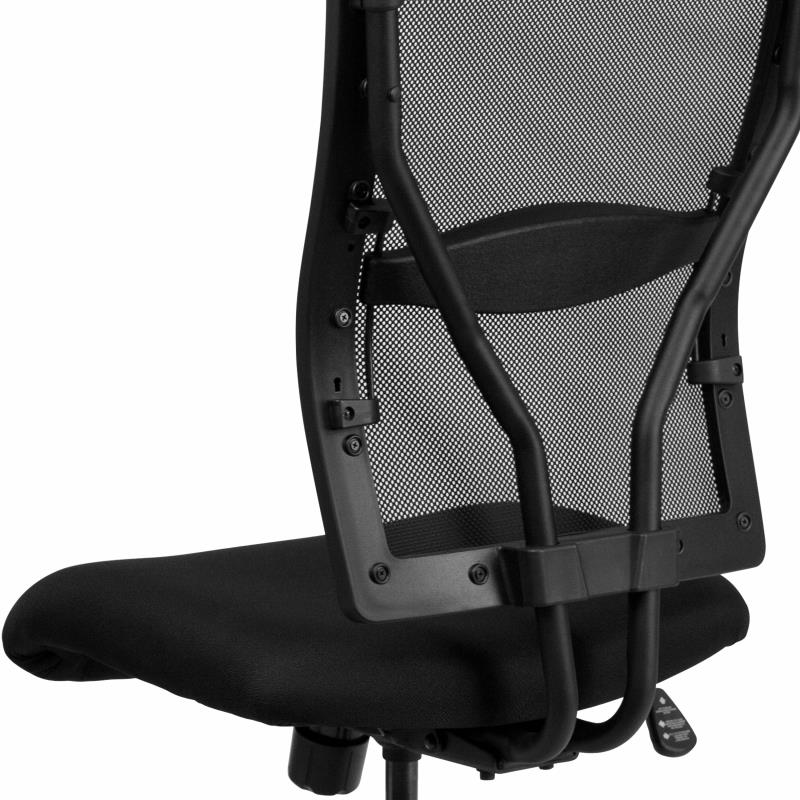 Hercules Black Mesh Executive Swivel Ergonomic Office Chair with Adjustable Arms - Heavy Duty 400 lb Weight Capacity - Perfect for Home Office, Gaming & Workspace Comfort