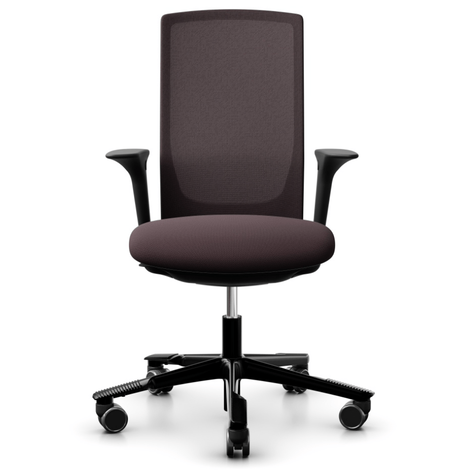 HAG FUTU Mesh Office Chair - Ergonomic Breathable Mesh Back Support, Adjustable Height & Tilt, Rolling Swivel Chair for Home & Office Workspace - Perfect for Long Hours Sitting, Gaming, and Computer Work