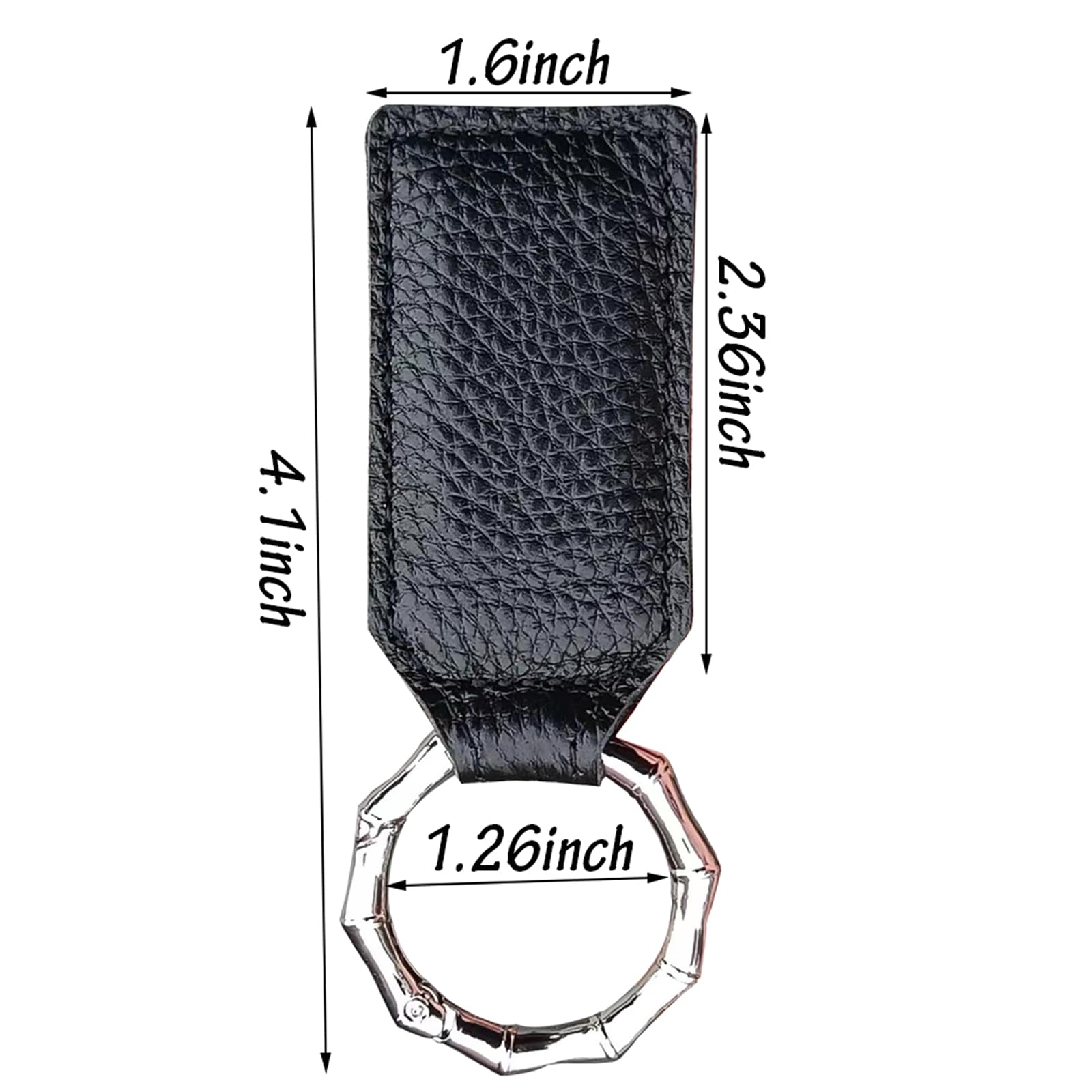 Heavy Duty Magnetic Handbag Holder & Keychain Clip - Durable Fashion Bag Accessory for Women (Black) - Perfect for Purse Organization, Car Hooks & Home Storage